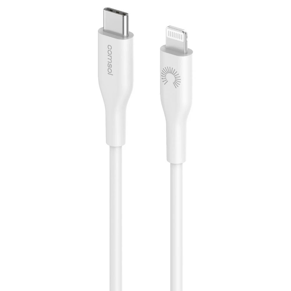 2 Comsol 1.2m USB-C to Lightning Cable White, 2 of 5