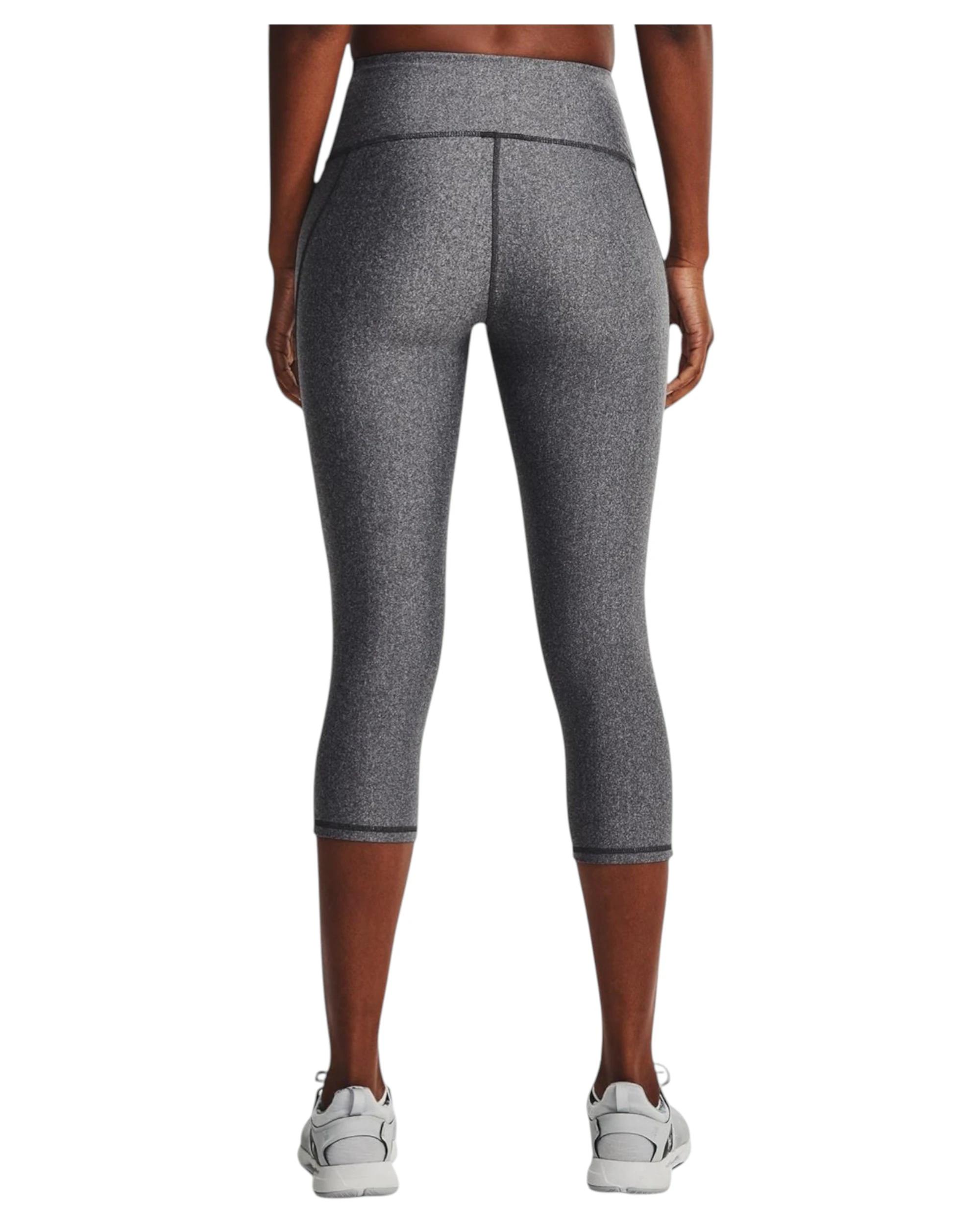 3 Under Armour Womens Hi Tech Capris Charcoal Leggings CHARCOAL, 3 of 6