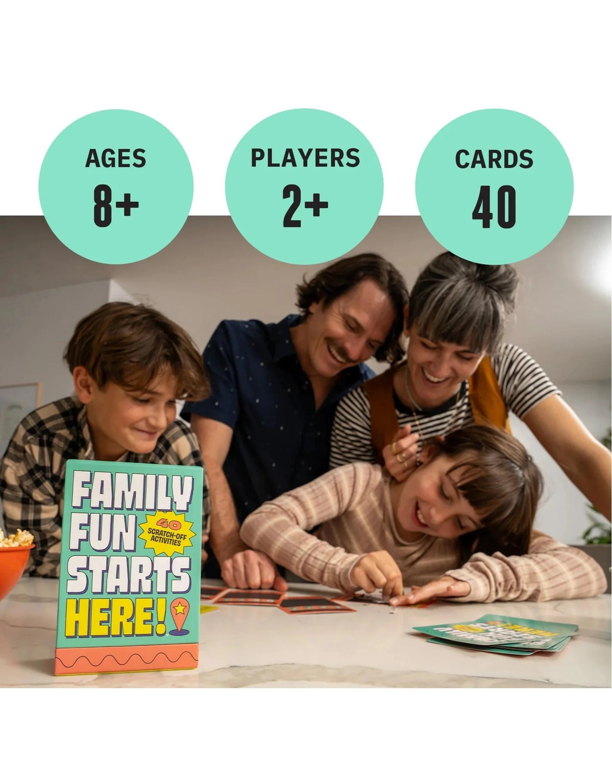 3 Family Fun Starts Here Card Game, 3 of 6