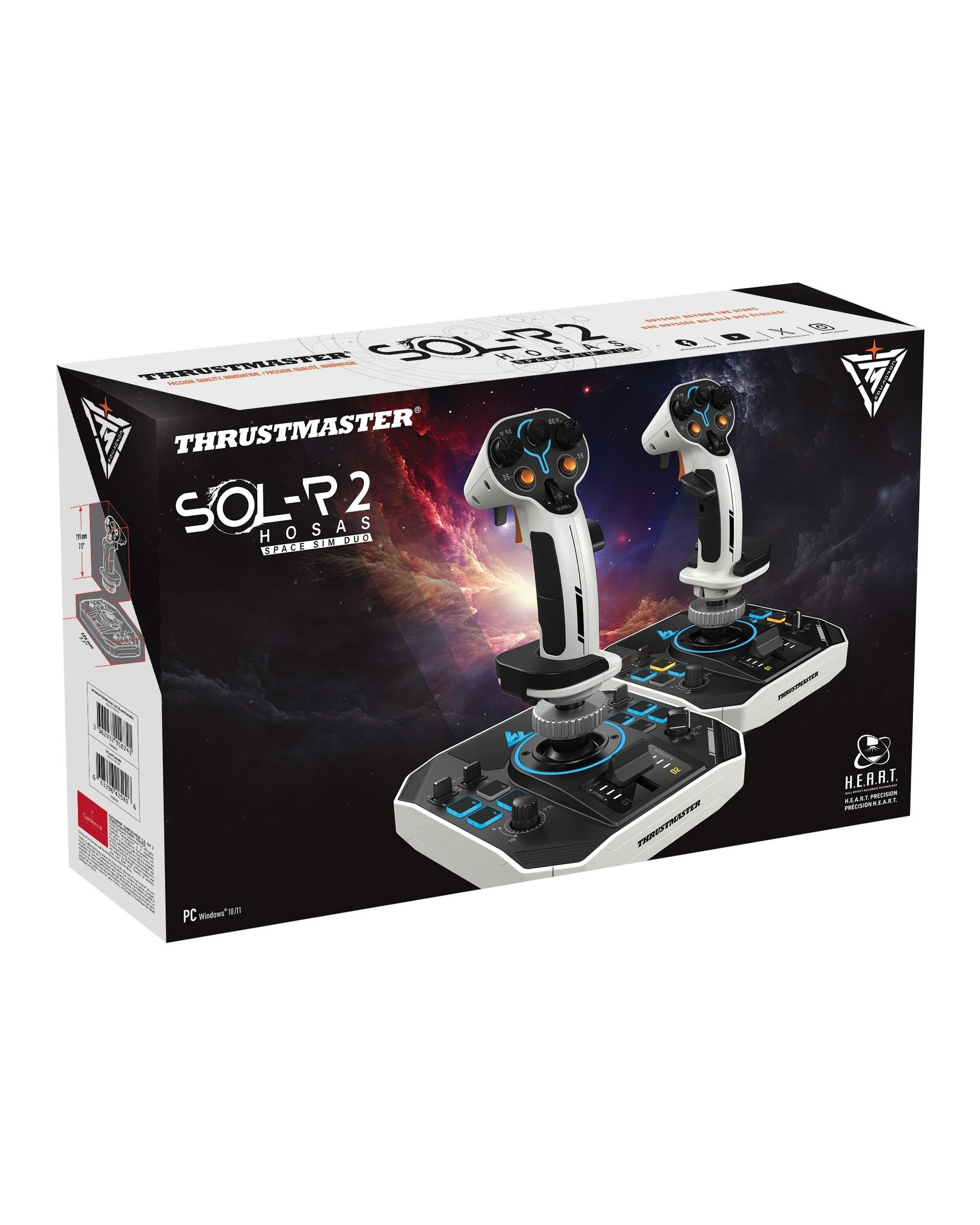 7 THRUSTMASTER SOL-R2 HOSAS Space Sim Duo - White, 7 of 7