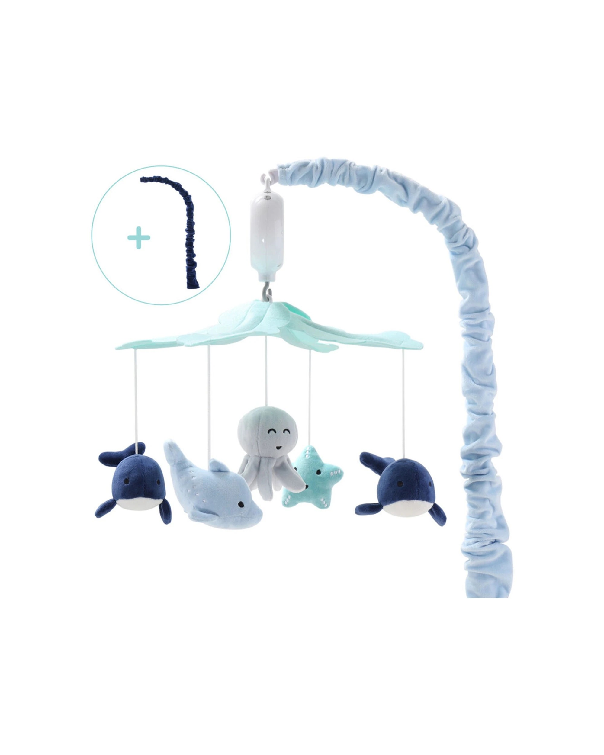 1 The Peanutshell Baby/infant Musical Crib Mobile Sealife 0y+
 - Blue, 1 of 3