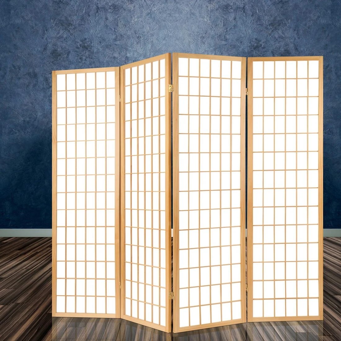 1 Artiss 6 Panel Room Divider Screen 261x179cm - Natural, 1 of 8