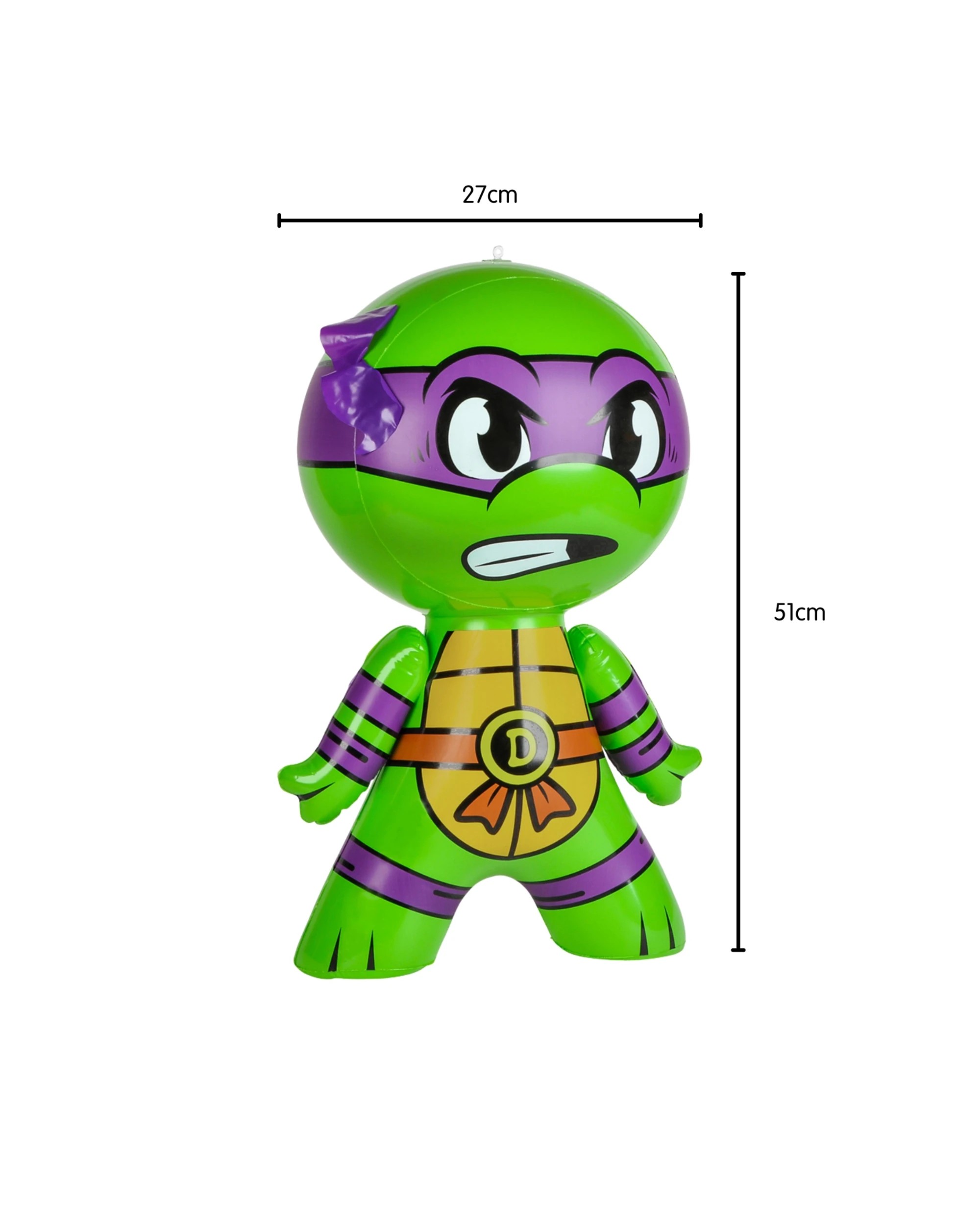 3 Partyrama Standing Inflatable Ninja Turtle 51cm Assorted, 3 of 3