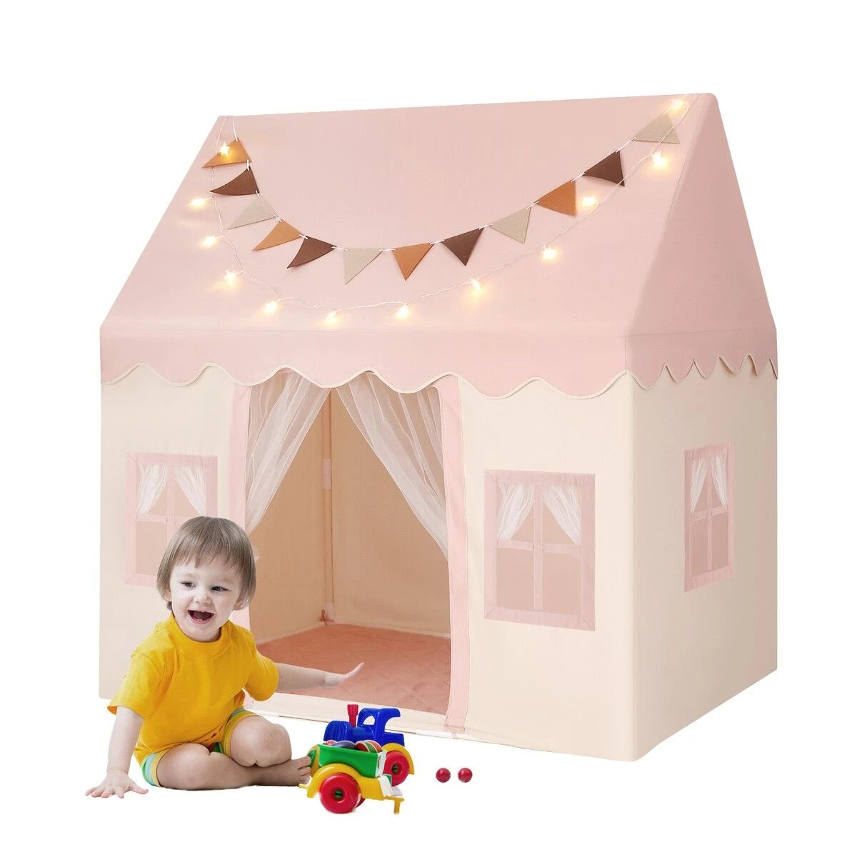 2 Kidbot Kids Playhouse Play Tent Childrens Toys Princess Castle, 2 of 3