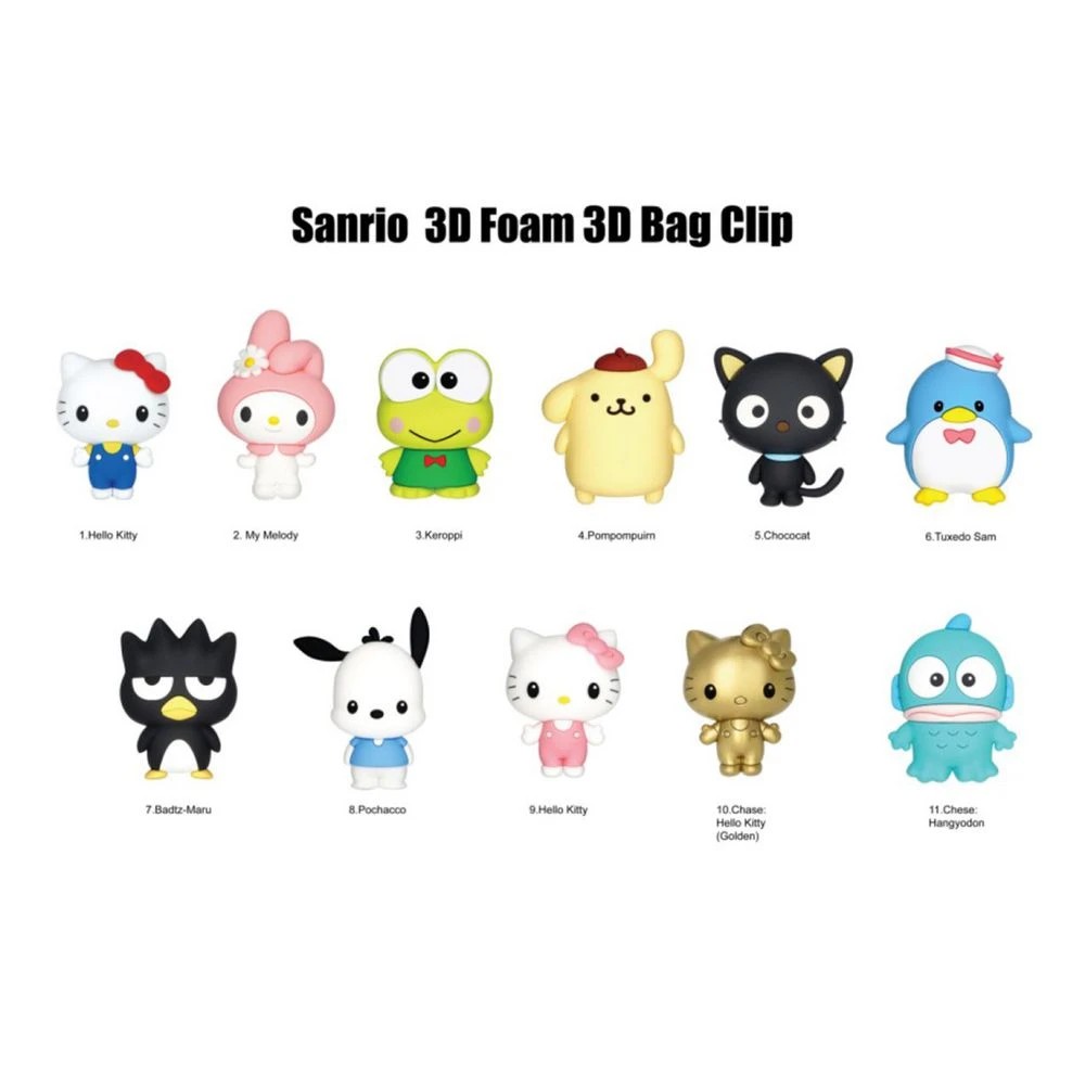 3 PVC Bag Clip Blind Bag Hello Kitty Series 1, 3 of 3