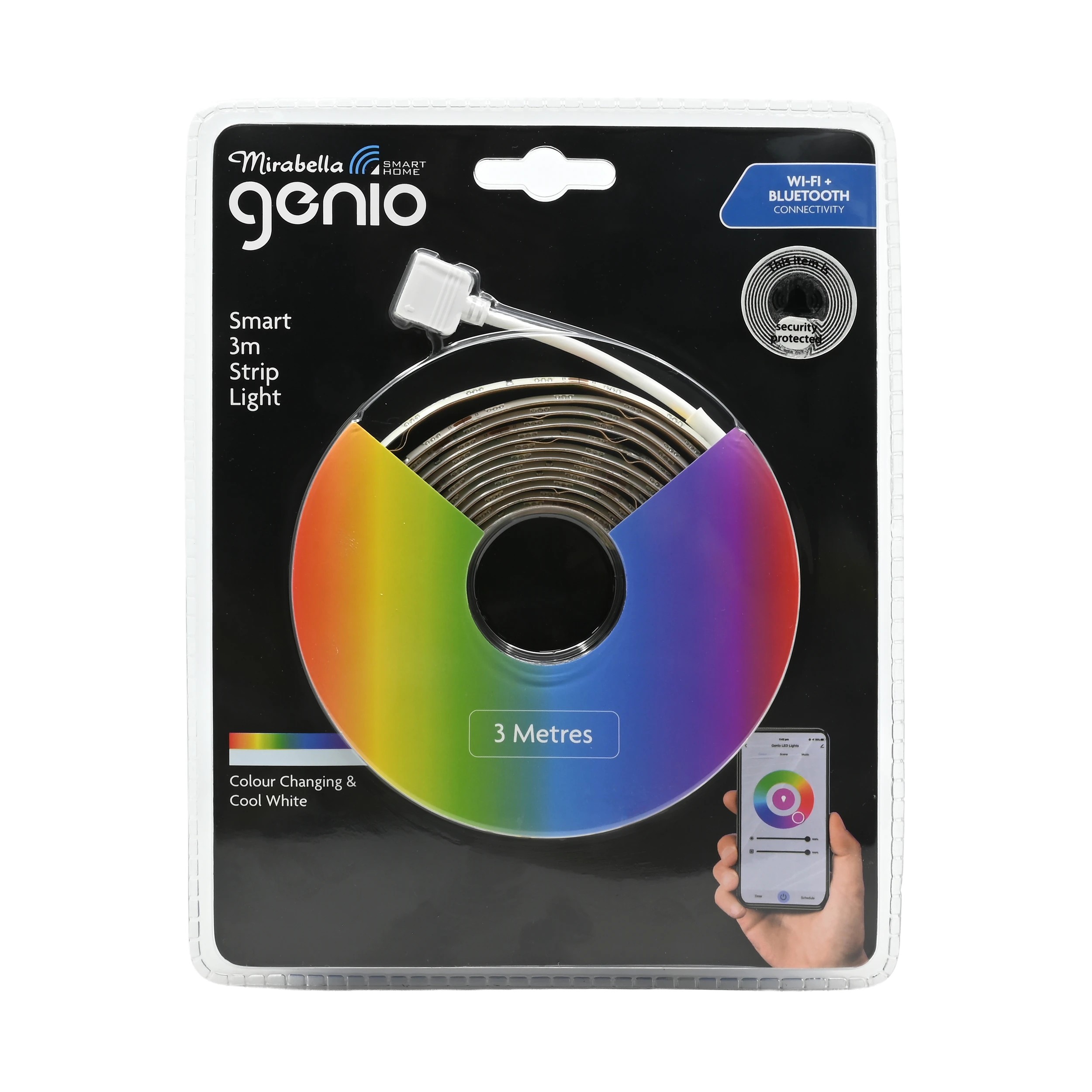 1 Mirabella Genio Wi-Fi LED Strip Light - 3m, 1 of 2