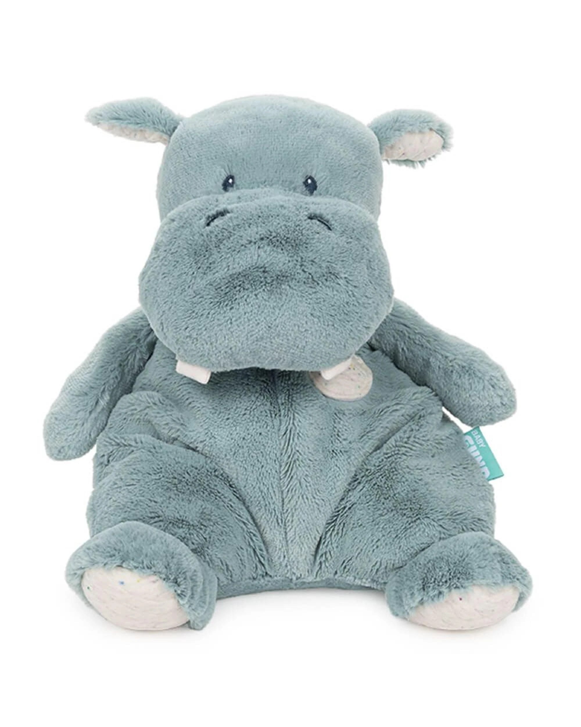 1 Gund Oh So Snuggly Hippo Large 26cm Plush, 1 of 4