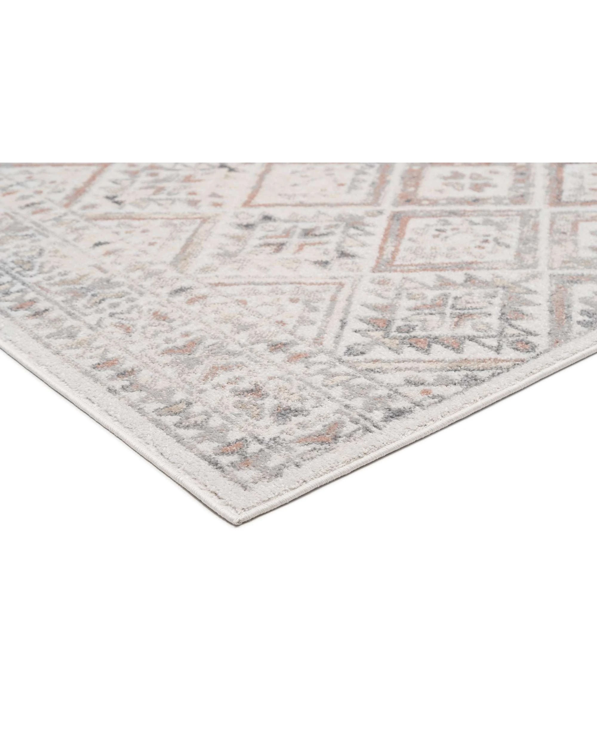 4 Loopsie Sorell Traditional Medallion Rug-370cm x 280cm - White, 4 of 8