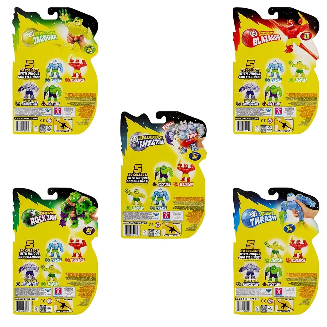 10 Heroes of Goo Jit Zu S13 Meteor Madness Hero Pack - Assorted, 10 of 10