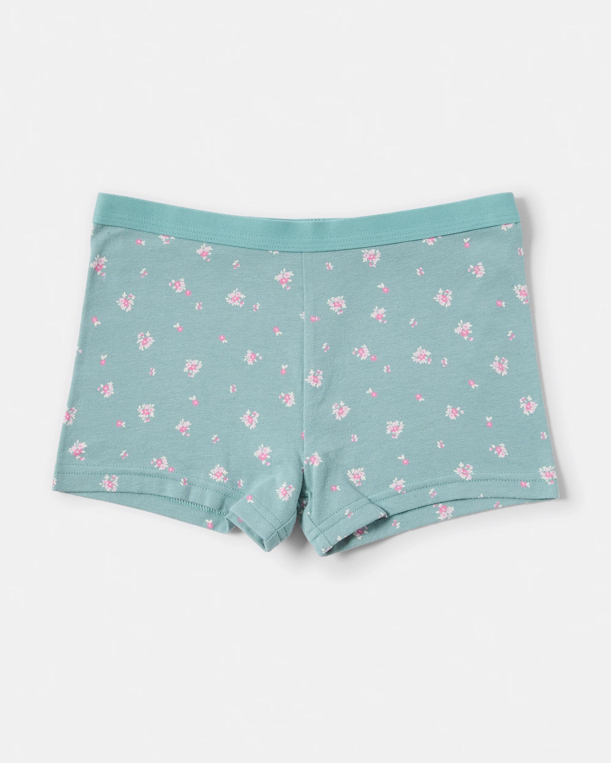 7 5 Pack Print Shorties TINY BLOOMS, 7 of 8