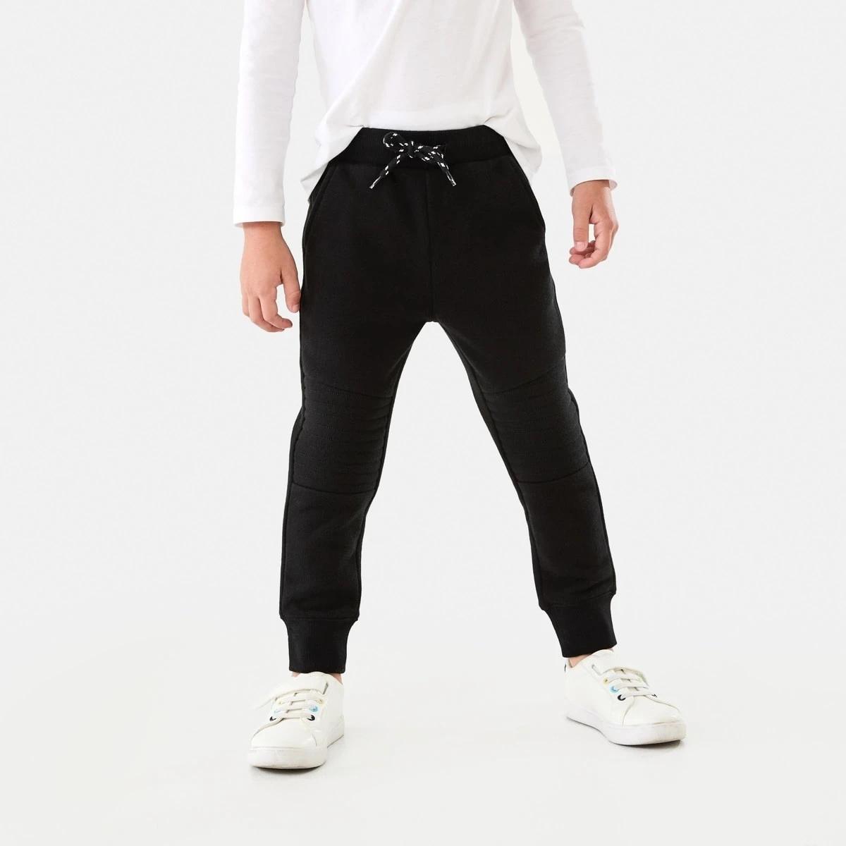 1 Moto Trackpants Black, 1 of 9