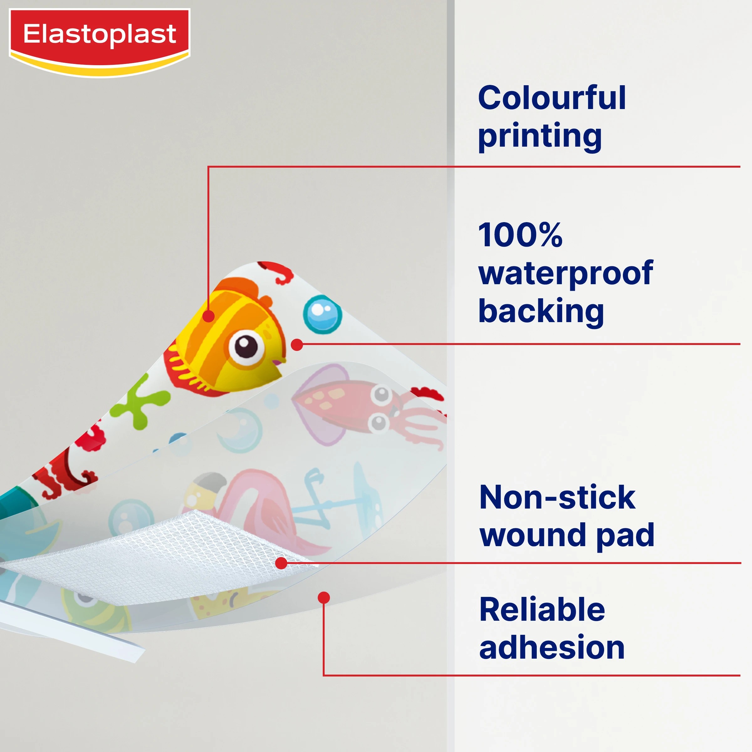 4 20 Pack Elastoplast Waterproof Kids Strips, 4 of 10