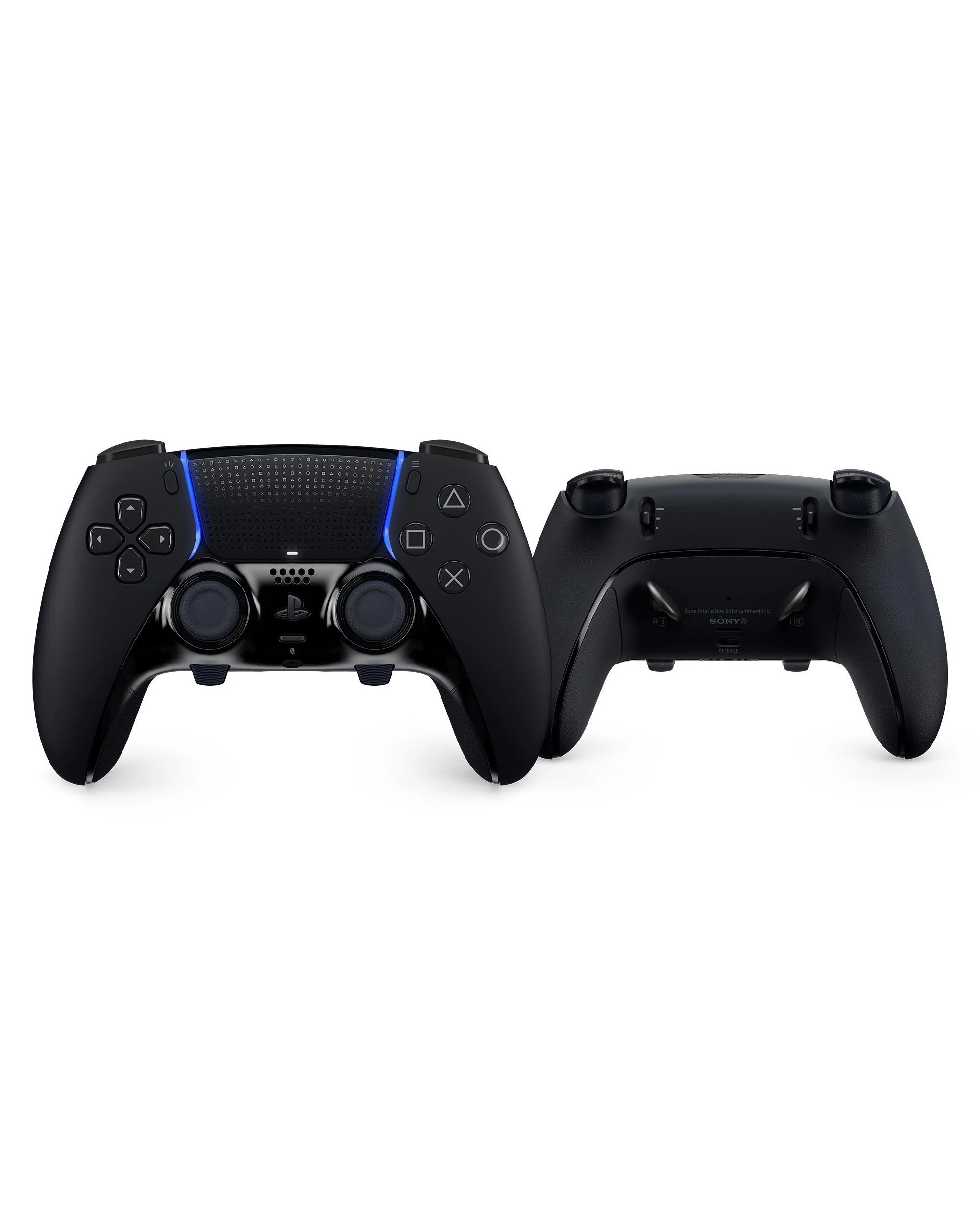 2 Sony PlayStation 5 DualSense Edge Wireless Controller - Midnight Black
 - black, 2 of 6