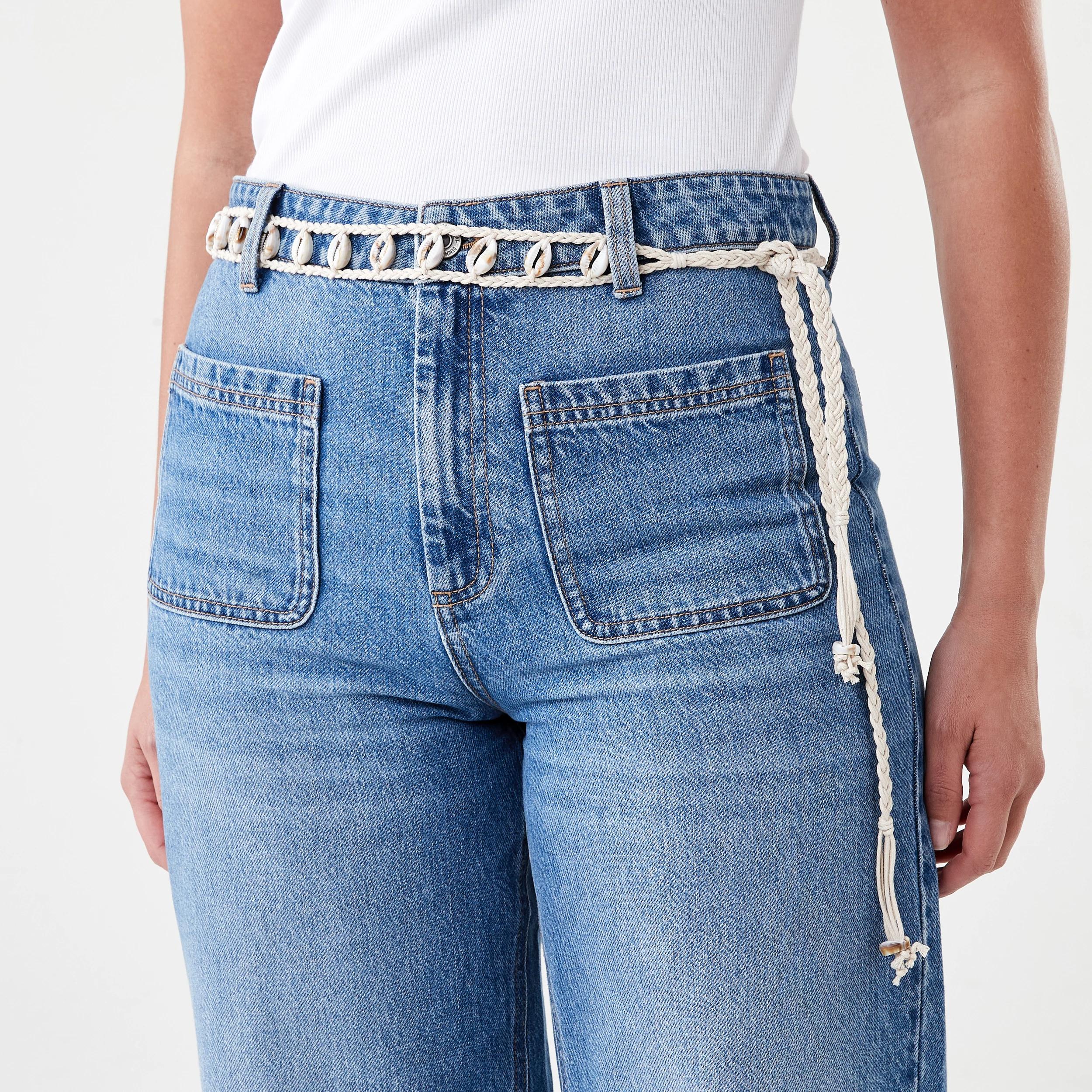 4 Shell Cord Belt Ecru, 4 of 6