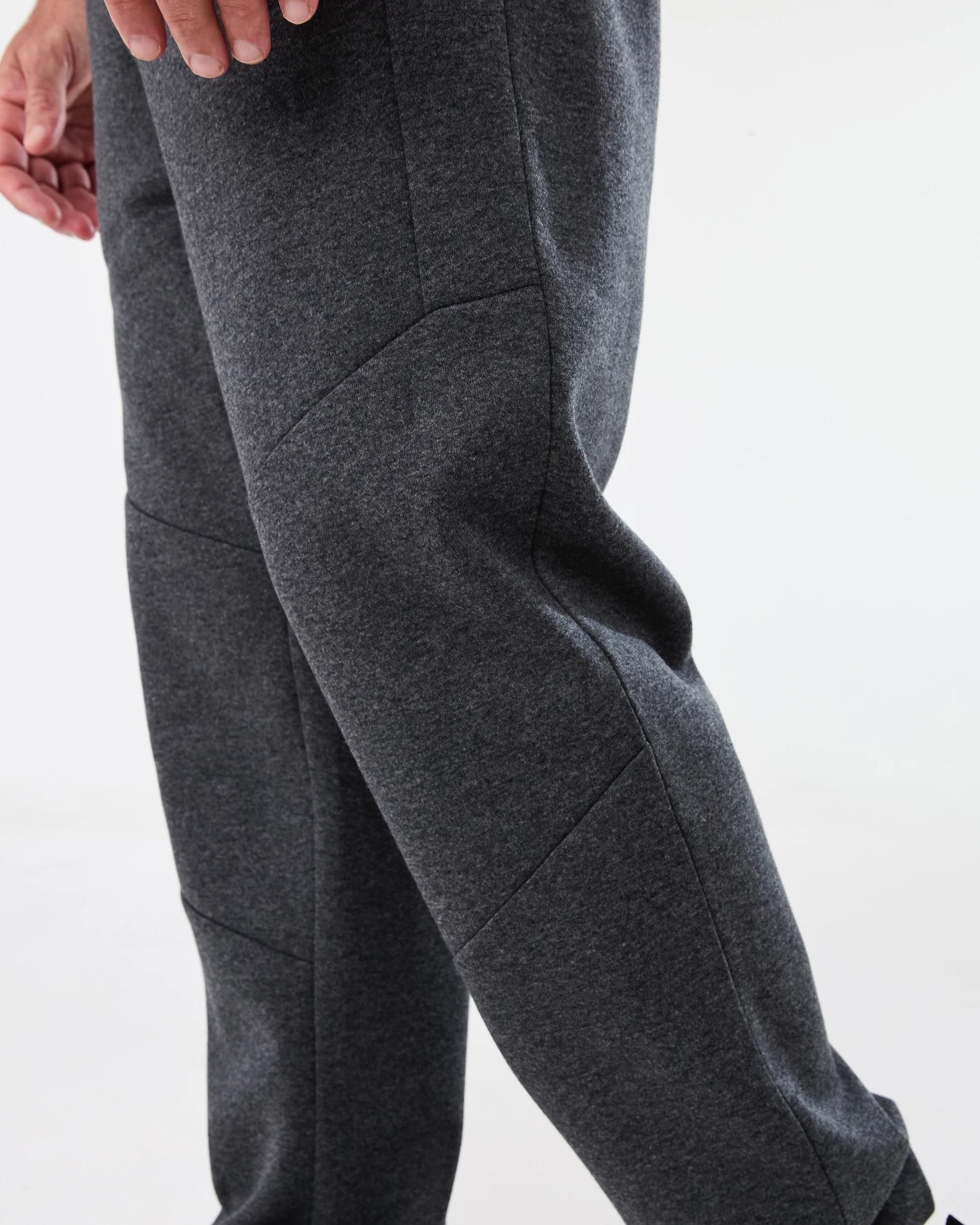 6 Active Mens Panel Trackpants Char Marle, 6 of 6