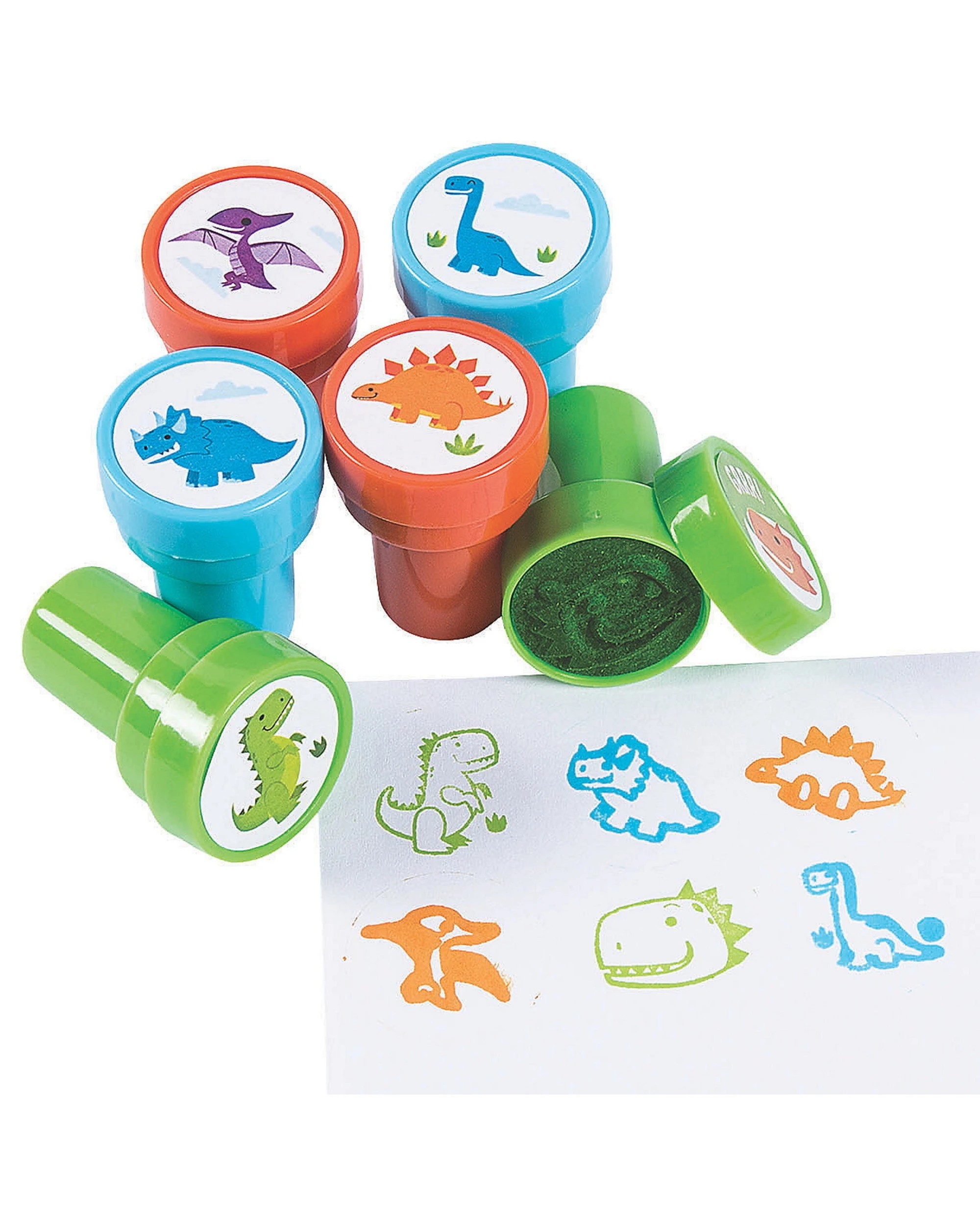 1 Partyrama Dinosaur Stamps Pack of 24, 1 of 1