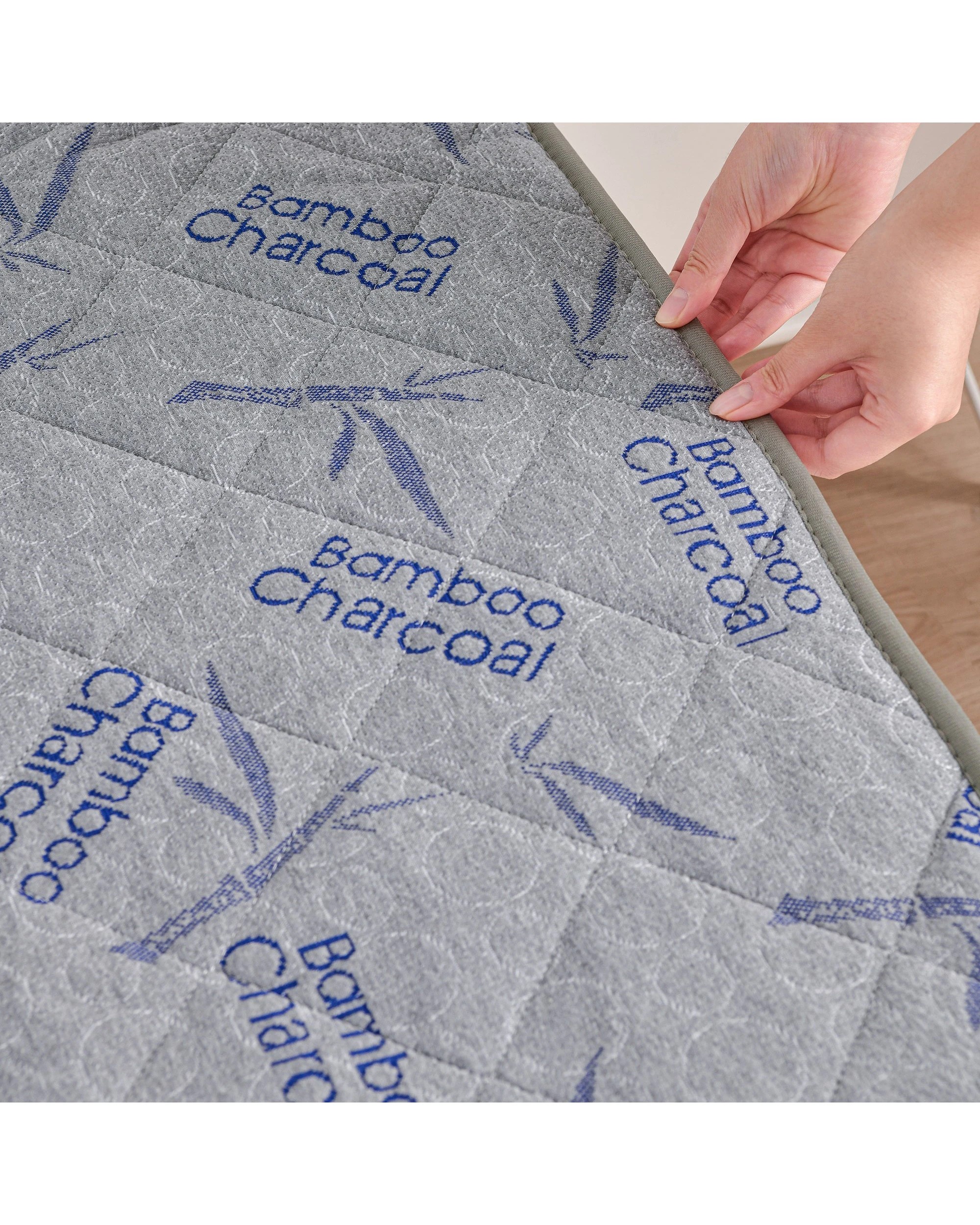 6 Dreamaker Bamboo Charcoal Quilted Electric Blanket - King Bed - Grey, 6 of 7