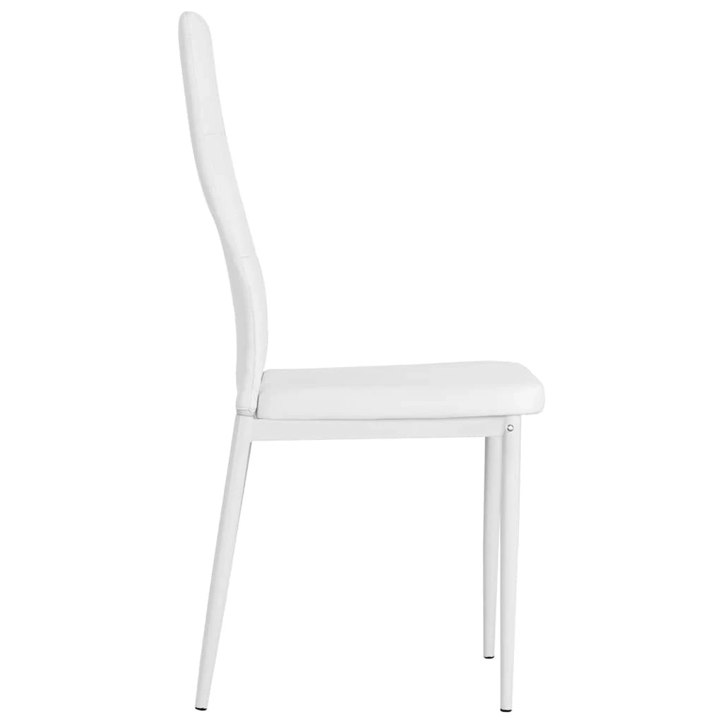 4 Vidaxl Dining Chair - White, 4 of 9