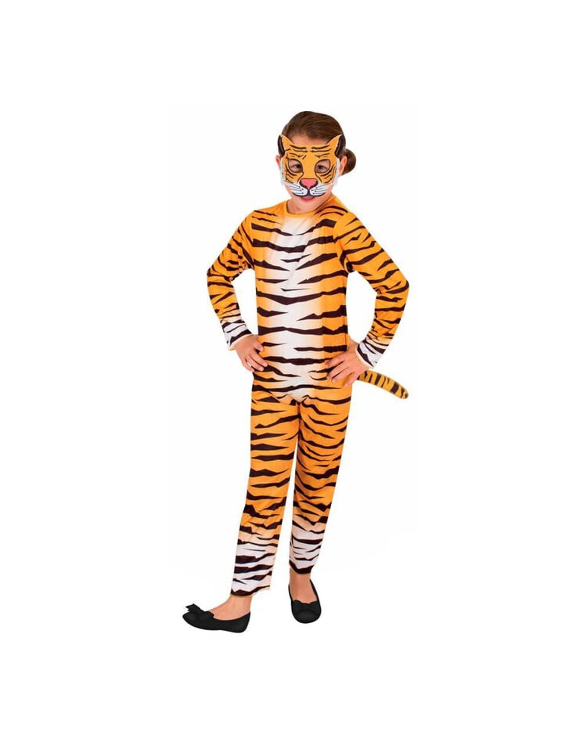 1 Tiger Child Costume Size L 9-10 Years, 1 of 1
