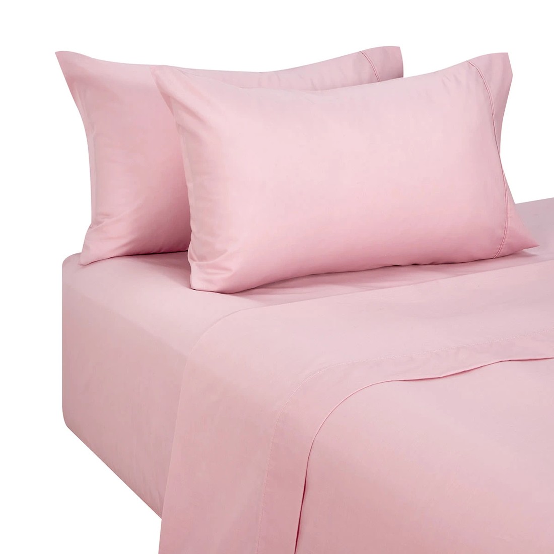 5 180 Thread Count Sheet Set - Double Bed, Pink, 5 of 7