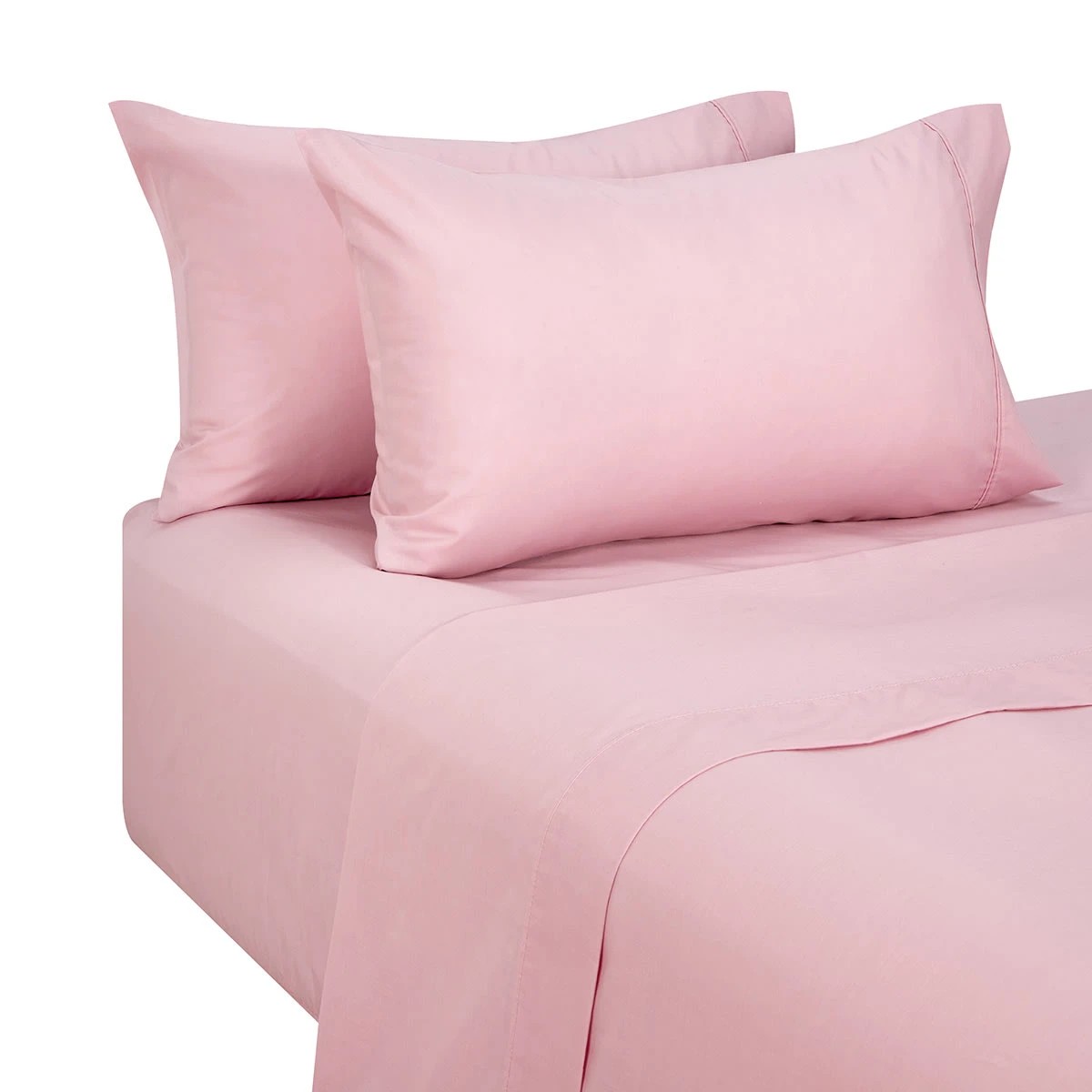 5 180 Thread Count Sheet Set - Double Bed, Pink, 5 of 7
