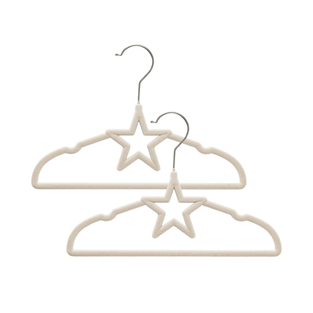1 Living Textiles Baby & Nursery Clothes Hangers 10 Pack – Beige, 1 of 5
