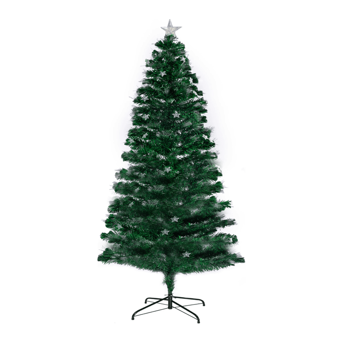 3 Christabelle 1.5m Enchanted Pre Lit Fibre Optic Christmas Tree Stars, 3 of 10