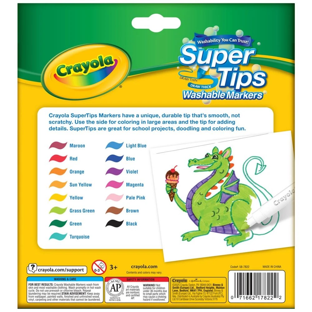 2 Crayola Washable Supertip Markers 15 Pack, 2 of 2
