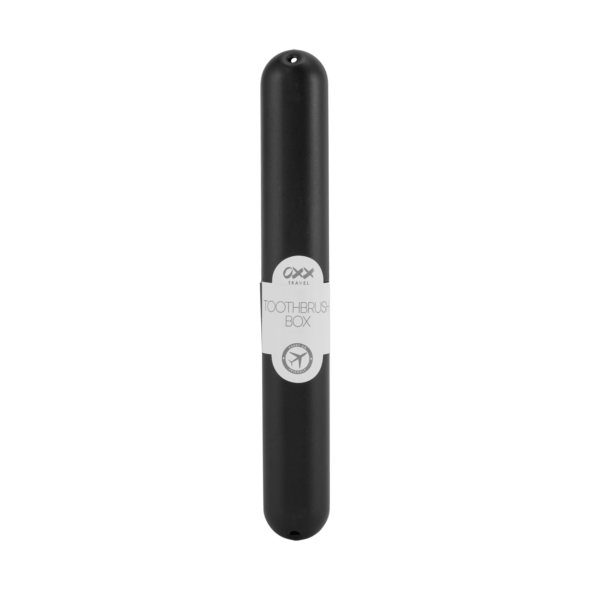 1 OXX Travel Toothbrush Box - Black, 1 of 6