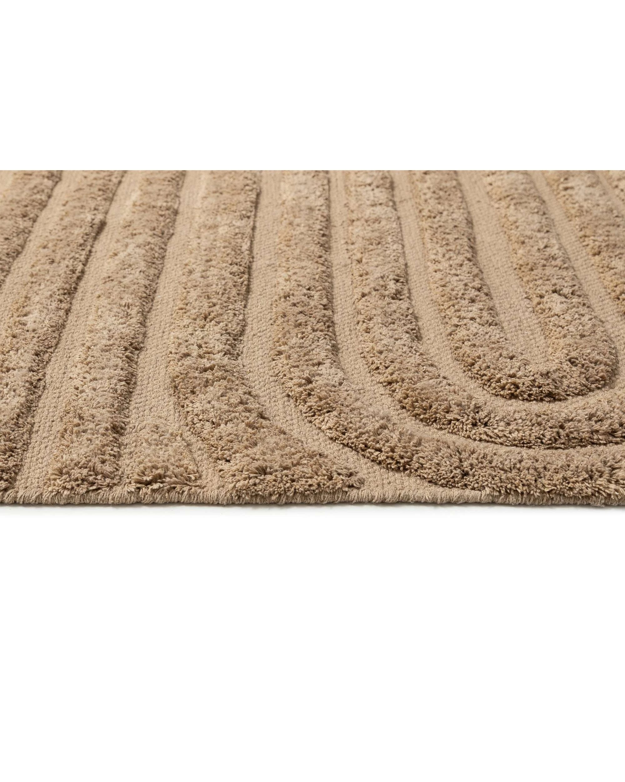 6 Loopsie Rabat Sculptural Cotton Rug-230cm x 160cm - Brown, 6 of 7