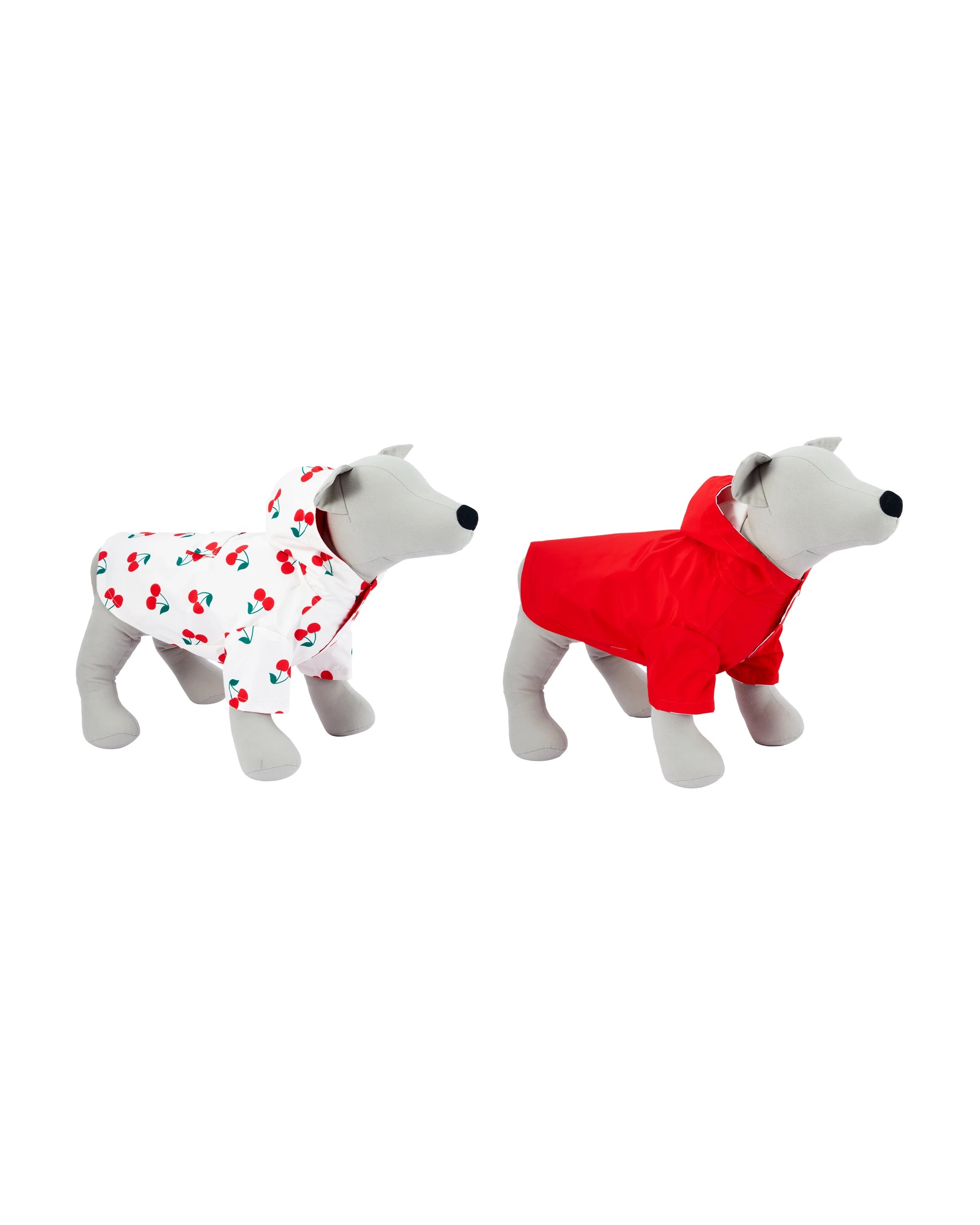 1 Pet Reversible Cherry Raincoat - Large, 1 of 10