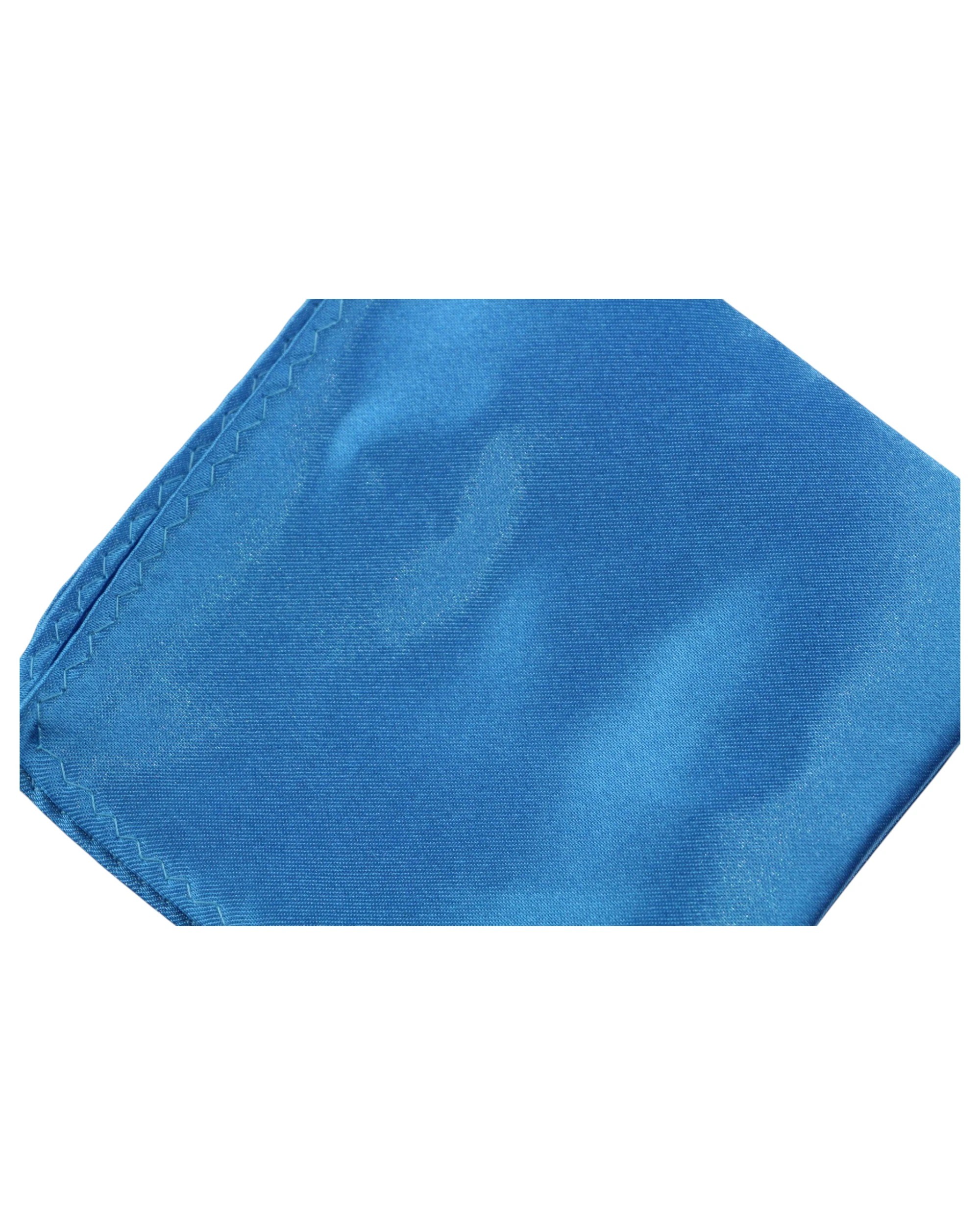 2 Zasel Mens Pocket Square - Blue - Blue, 2 of 3