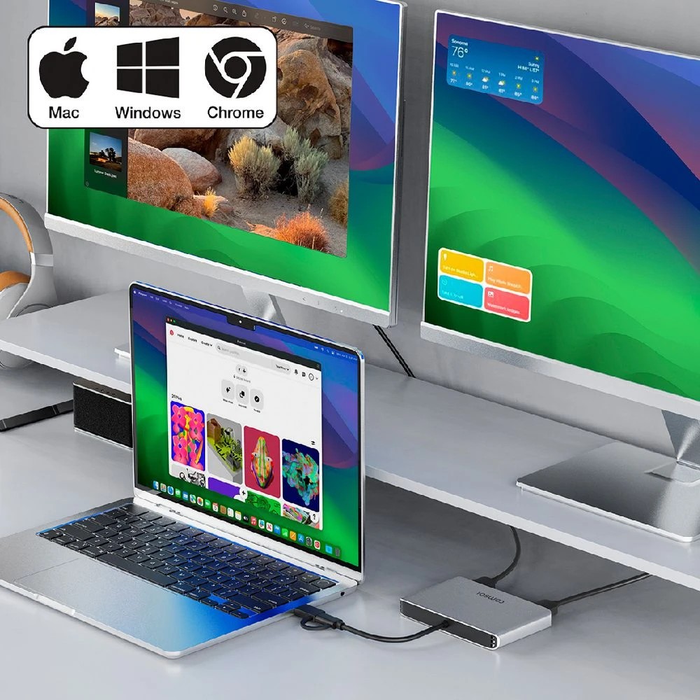 5 Comsol Universal Dual Monitor Adaptor HDMI/DisplayPort, 5 of 6