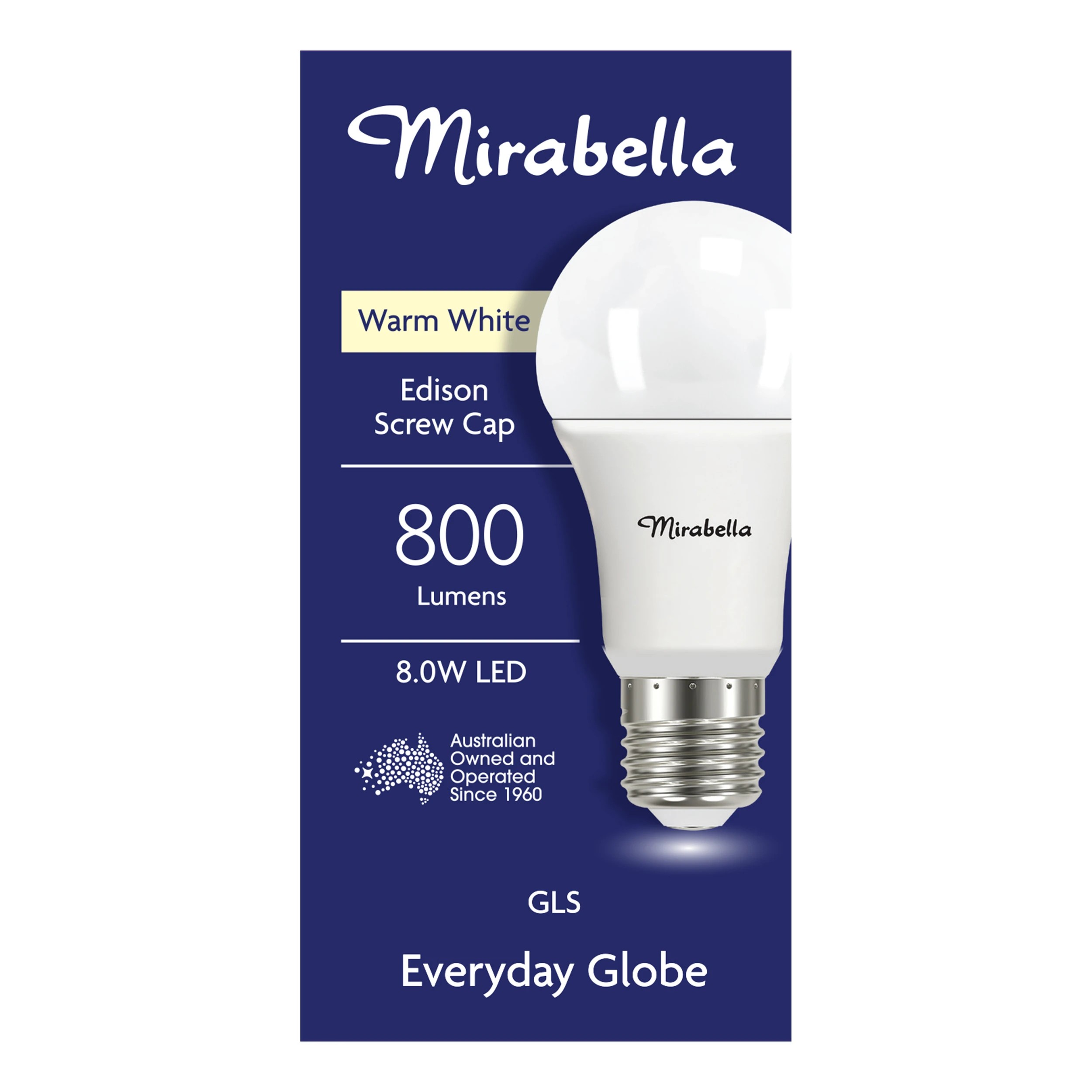 1 Mirabella 8W LED GLS Everyday Globe, 1 of 5