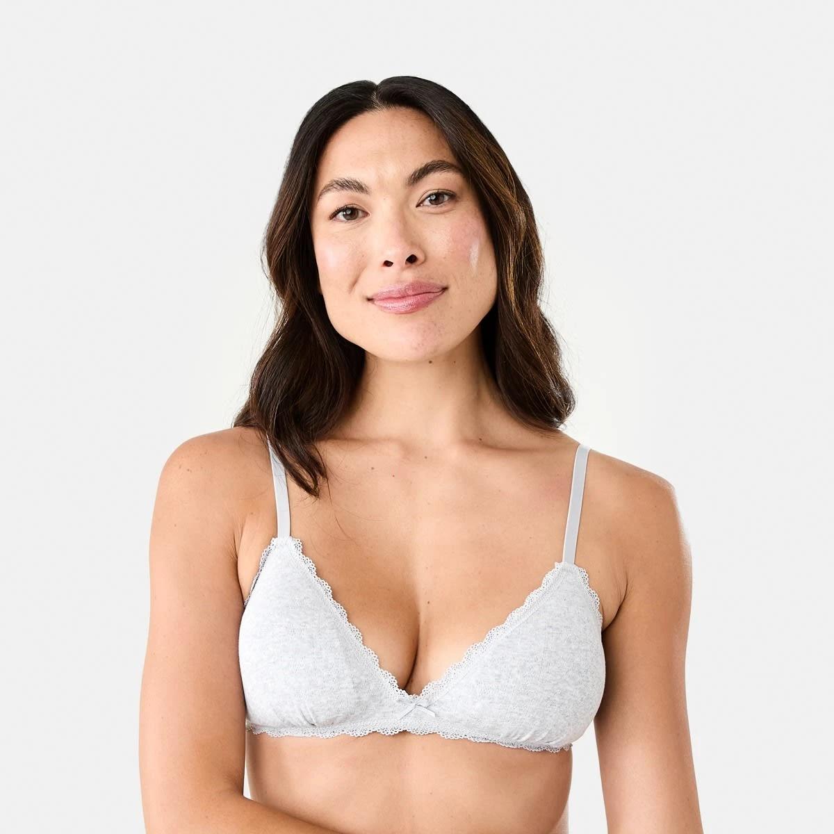 4 2 Pack Pointelle Bralette Yellw Flrl, 4 of 9