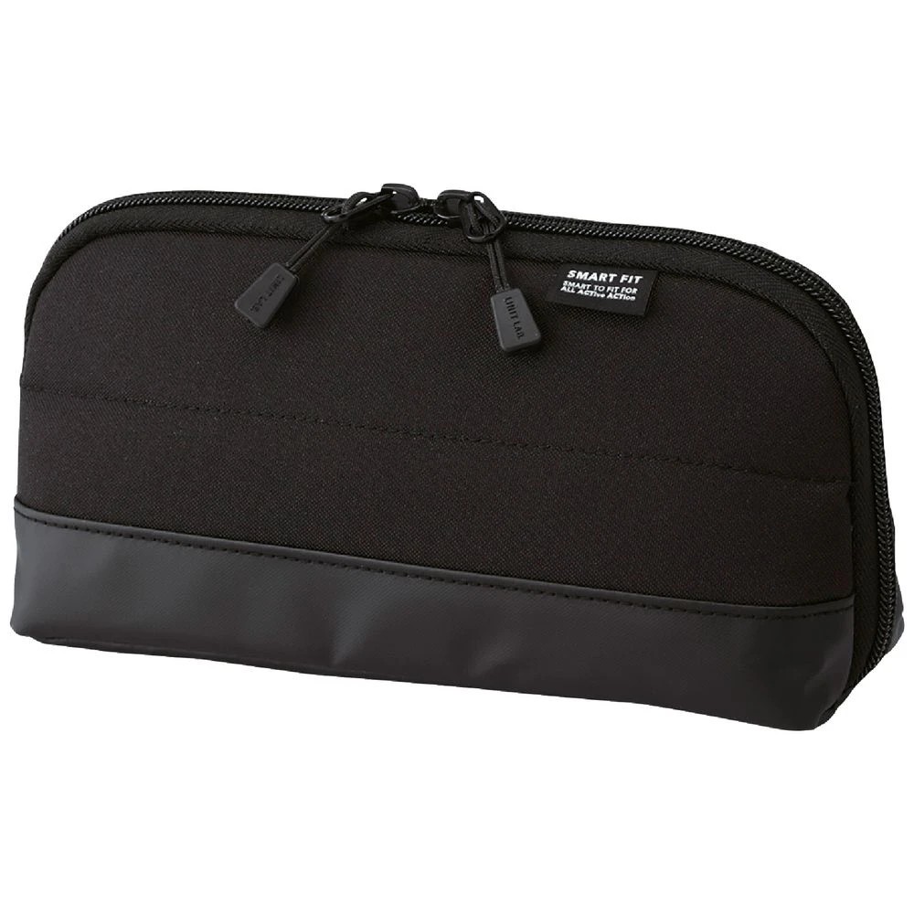 1 Smart Fit Single Zip Wide Open Pencil Case Black, 1 of 5