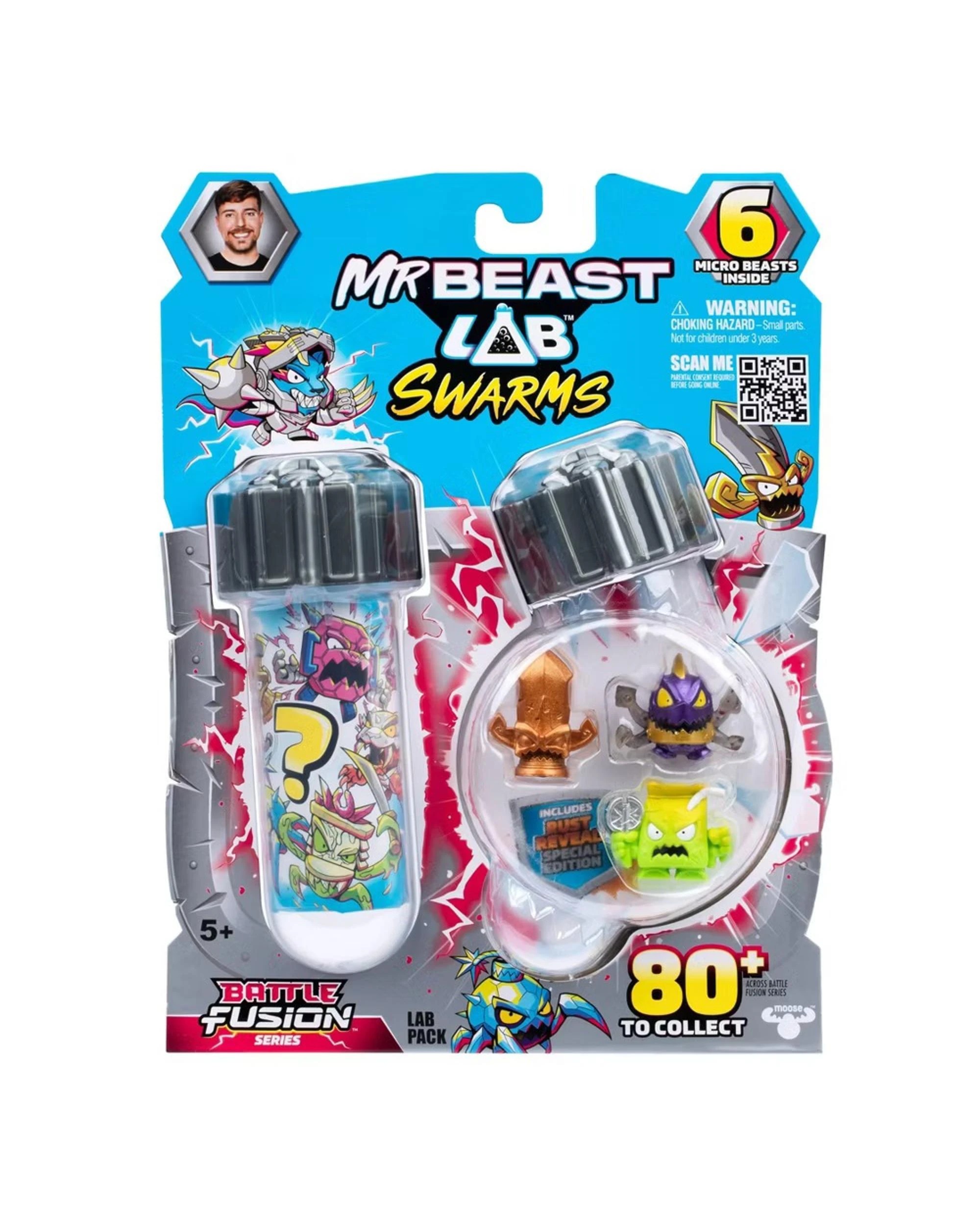 1 Moose Toys MrBeast Lab Swarms Lab Battle Fusion Series Lab Pack Assortment, 1 of 5