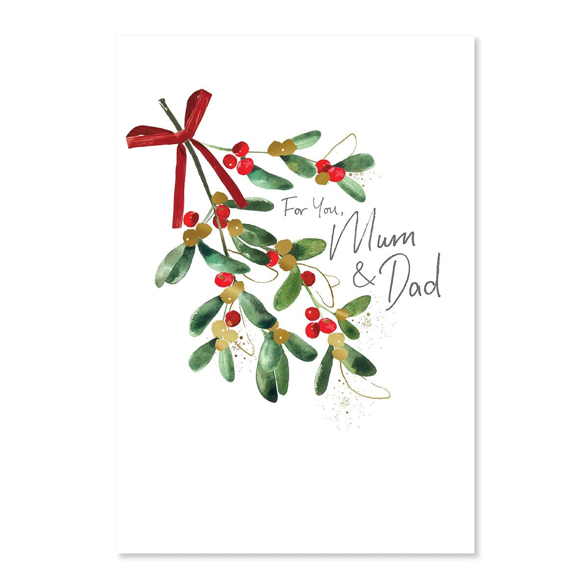 3 Hallmark Christmas Card - Mum & Dad, 3 of 3