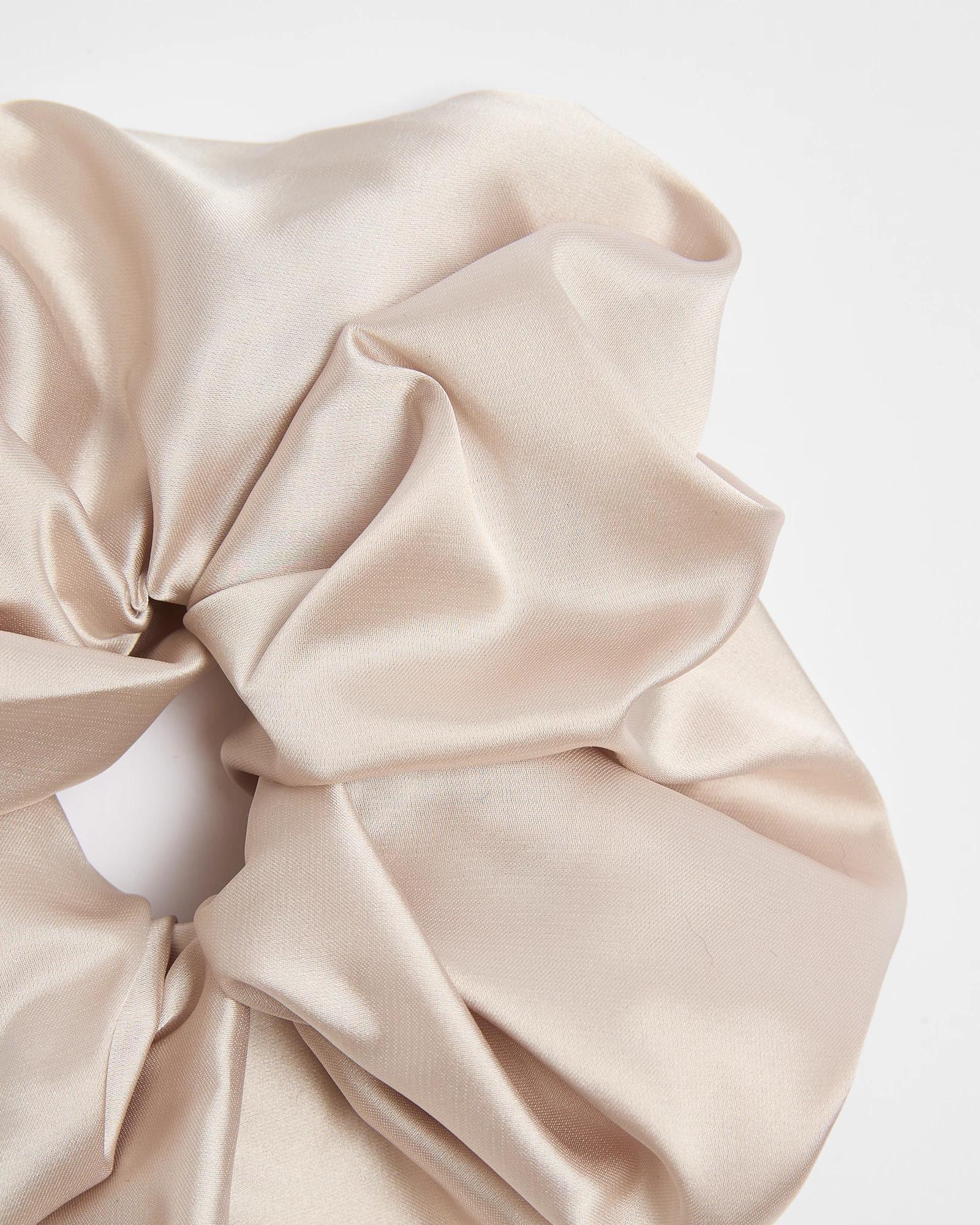 2 Target Large Satin Scrunchie NEUTRAL, 2 of 2