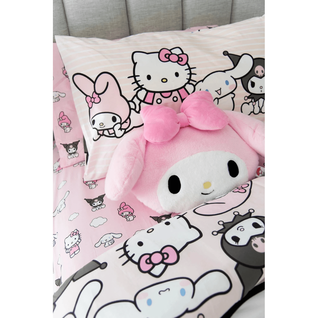 3 Hello Kitty & Friends Fitted Sheet Set - Pink, 3 of 3