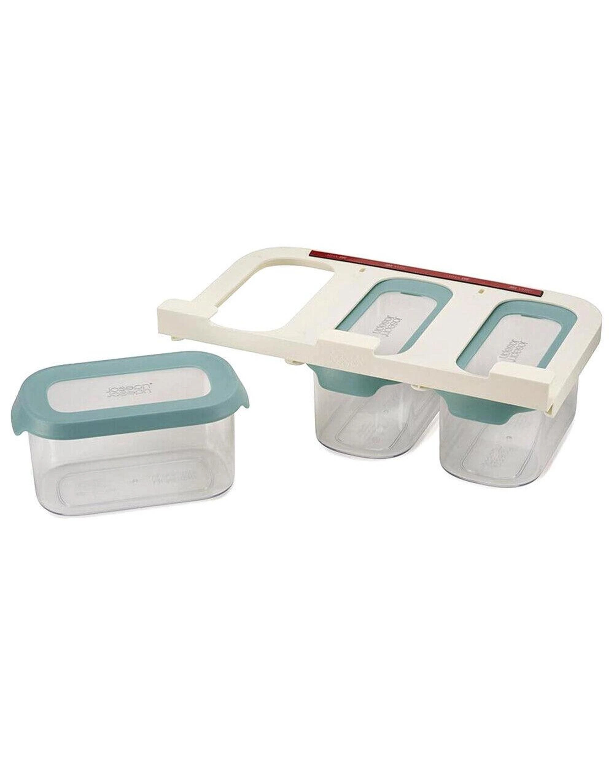 3 Joseph Joseph CupboardStore 3 x 900ml Food Storage Container Set Light Opal 81111, 3 of 10