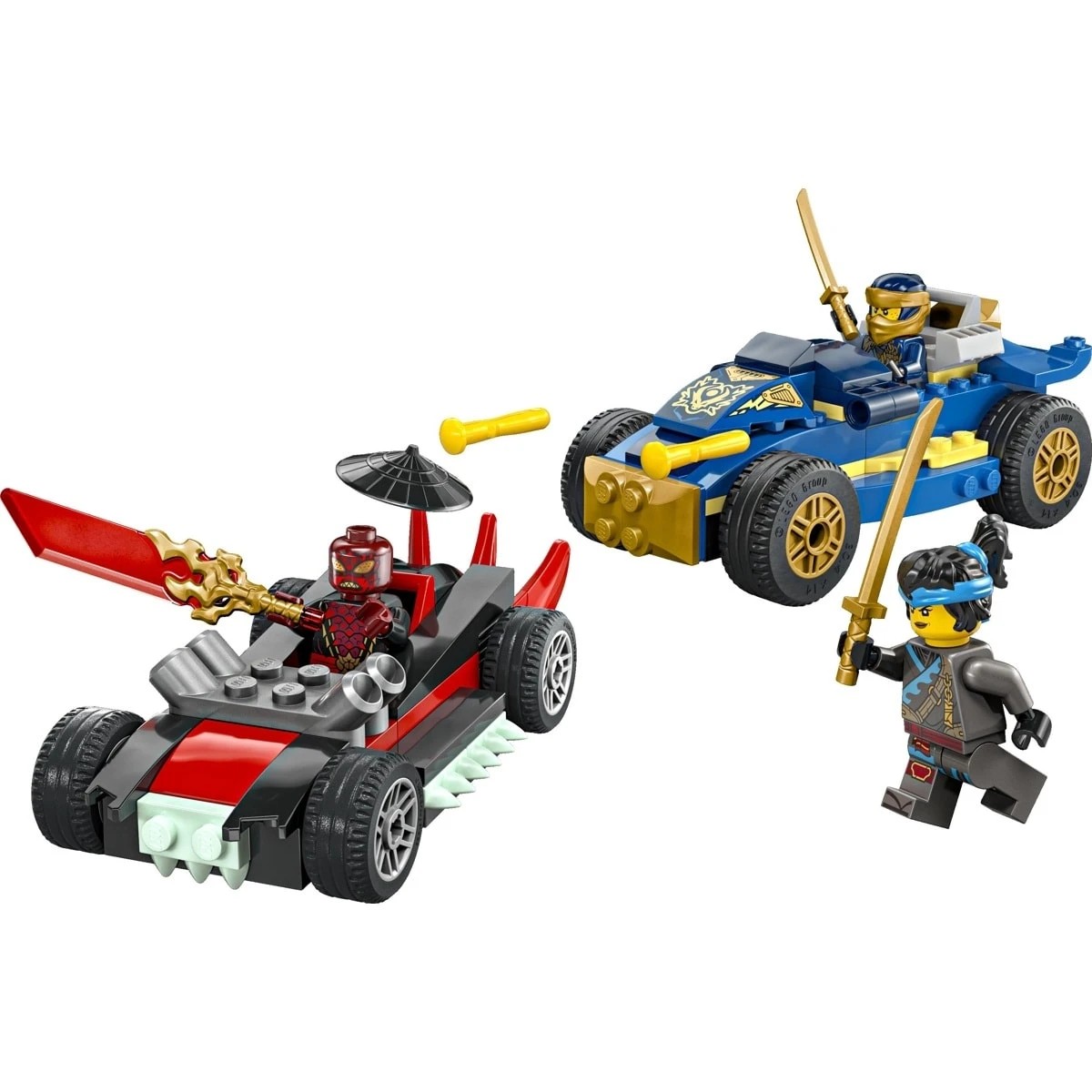 3 LEGO NINJAGO Rogue vs. Drix Race Car Duel 71840, 3 of 11