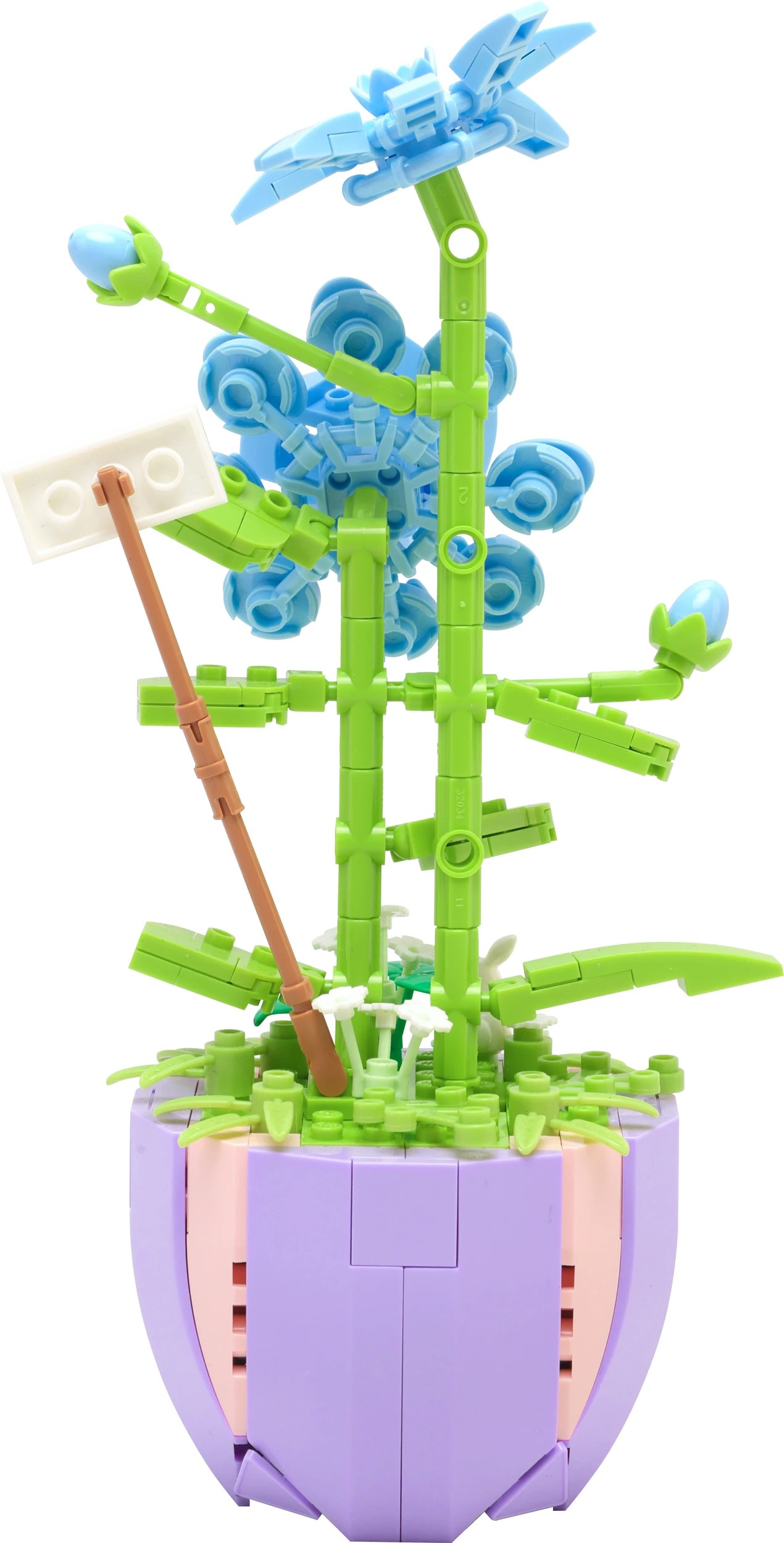 8 Mini Blocks Flower Series: Flower Pot - Assorted, 8 of 9