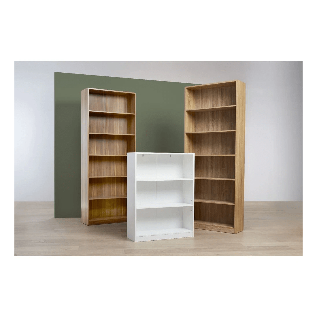 5 Austin 3 Shelf Bookcase Oak, 5 of 6