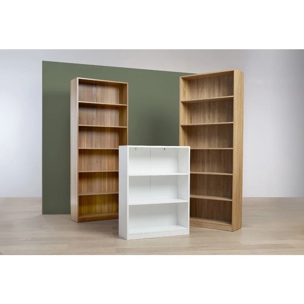 5 Austin 3 Shelf Bookcase Oak Shelves Home Office Storage, 5 of 6