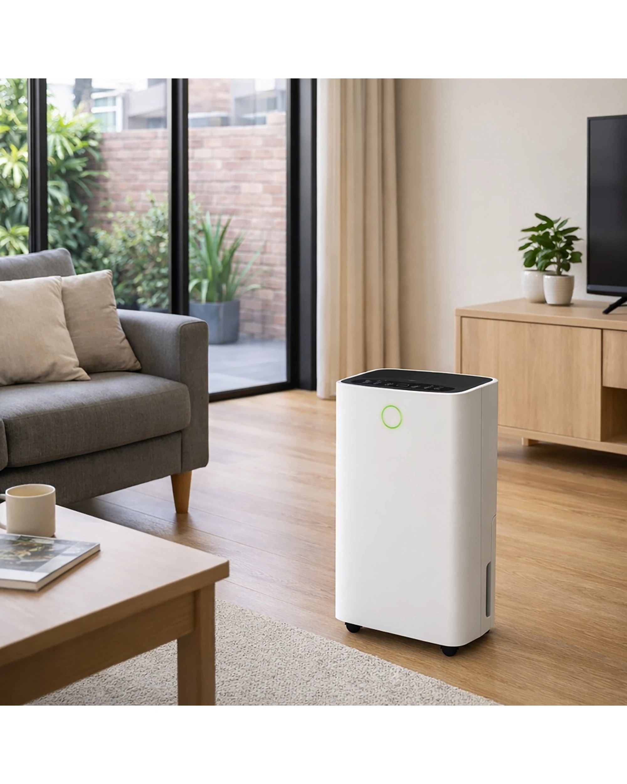 2 Sheffield 12L Electronic Dehumidifier Digital Display Timer Sleep Mode - White, 2 of 9