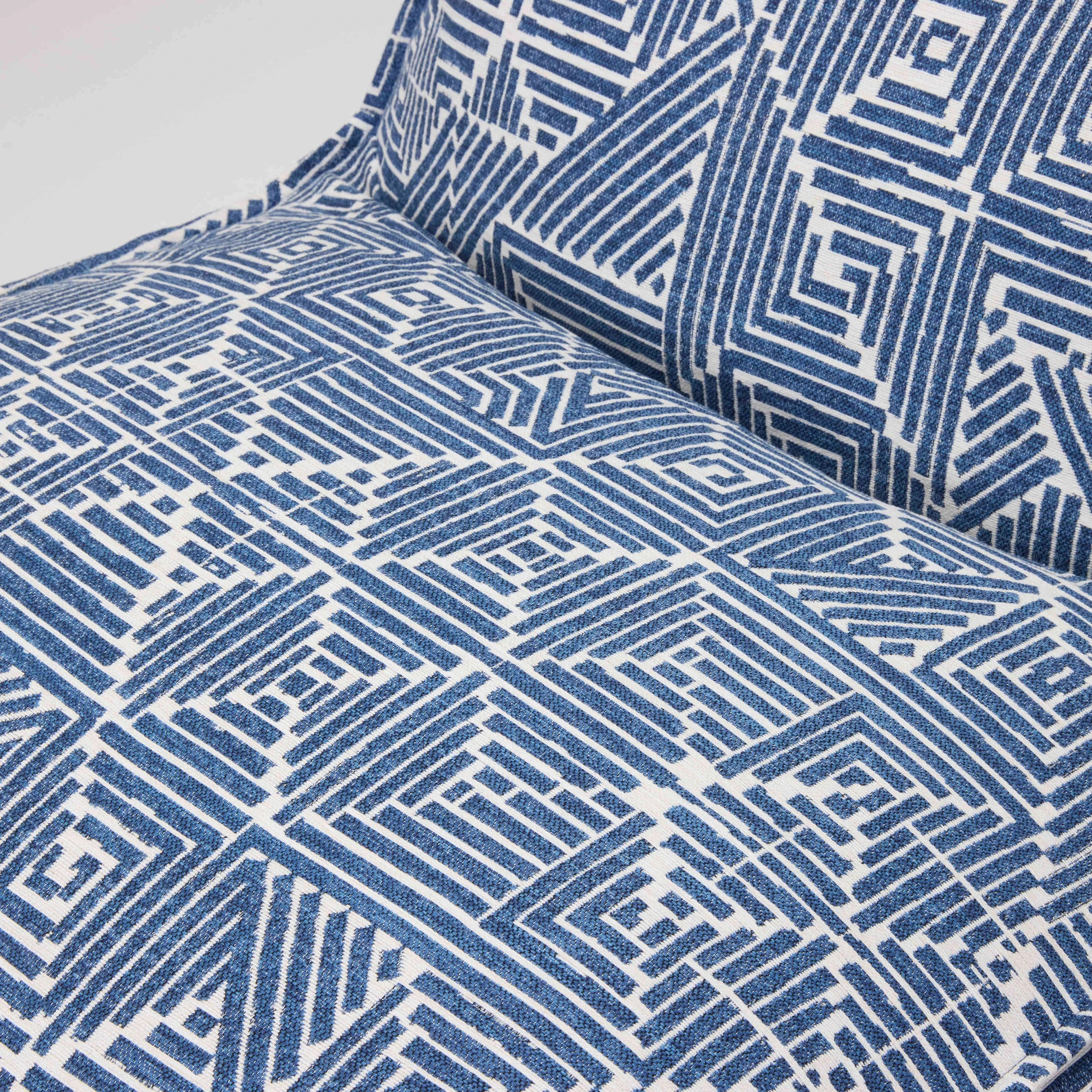 6 IHOMDEC Outdoor Waterproof Compression Sofa With Ottoman - Blue, 6 of 10