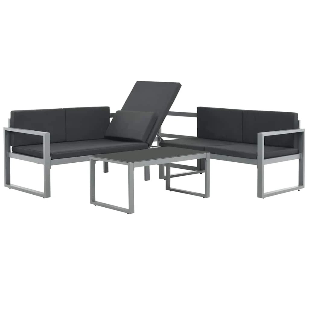 2 vidaXL Garden sofa set - Black, 2 of 5