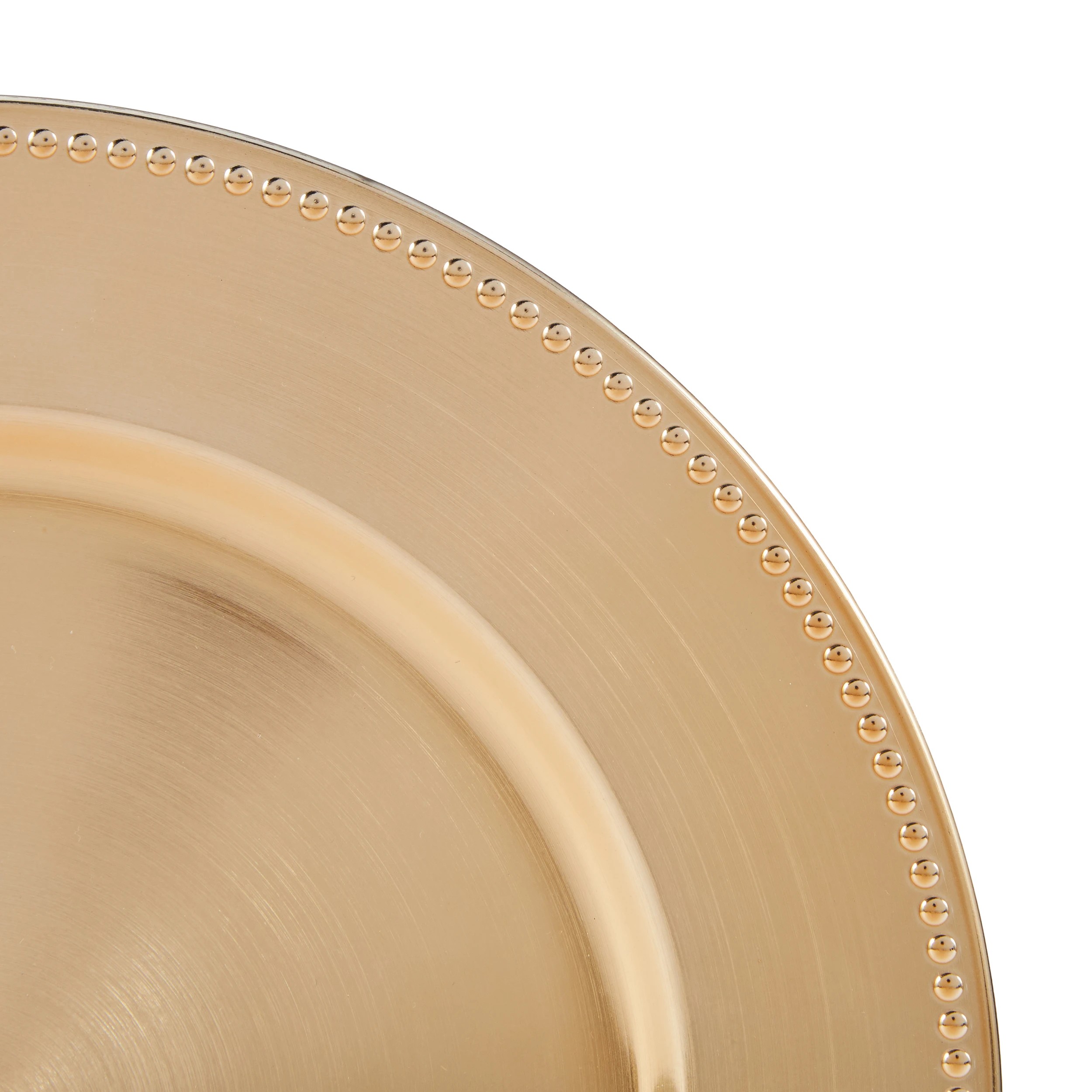 2 Gold Look Charger Plate, 2 of 3