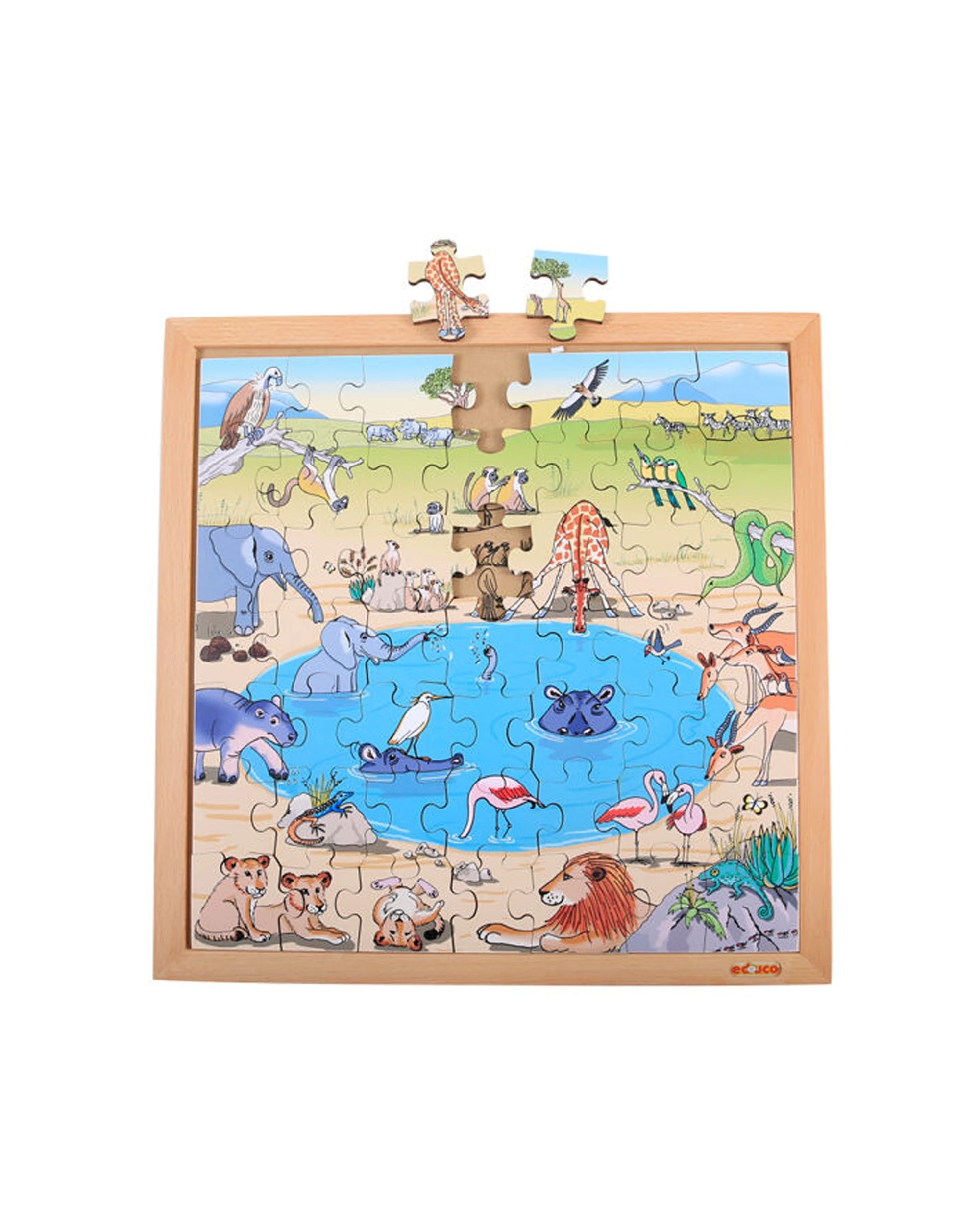 3 EDUCO Vocabulary Jigsaw Puzzle Savannah Development 3Y Kids Educational - Multi, 3 of 3